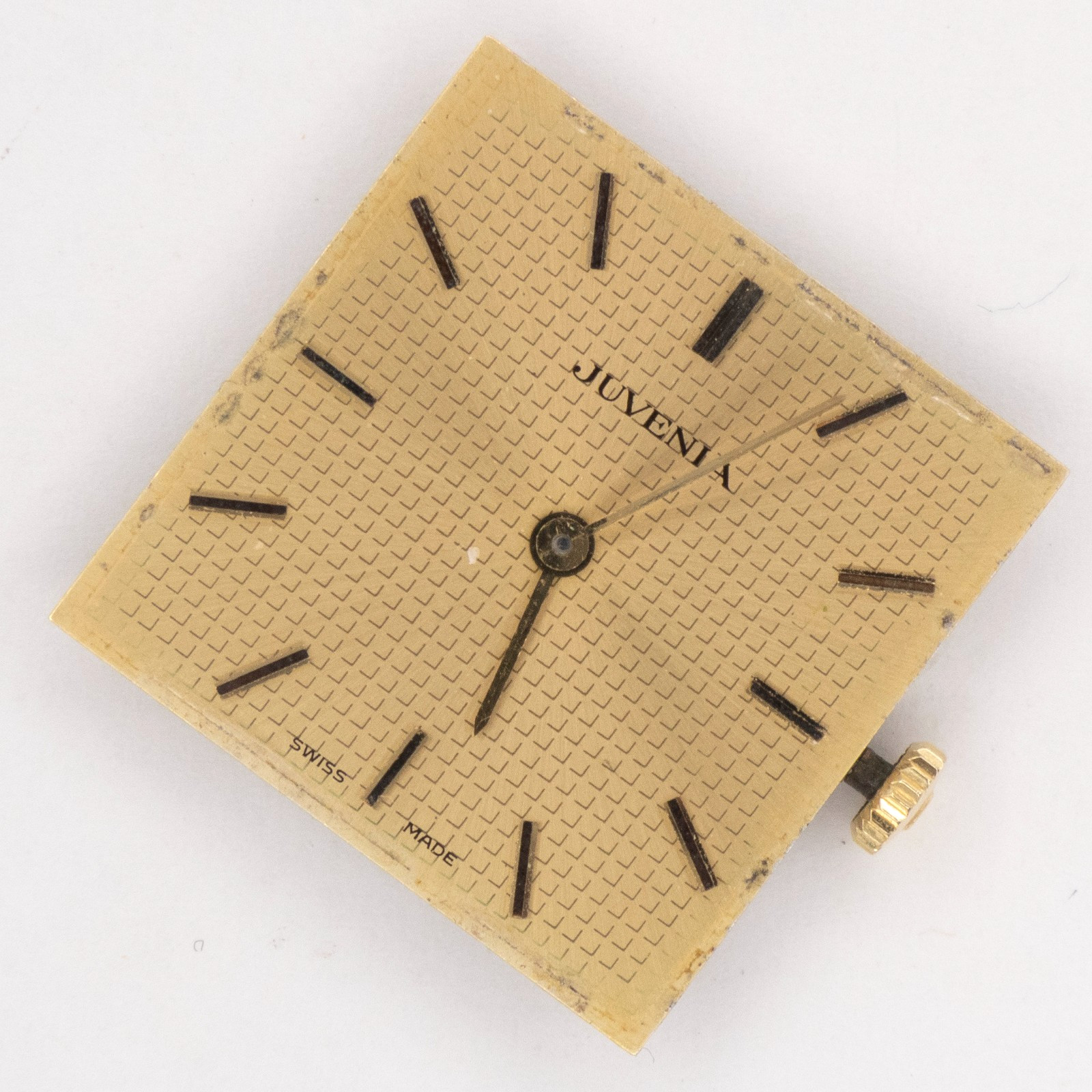 Vintage Juvenia Caliber 1145 17-Jewel Wristwatch Movement, Runs