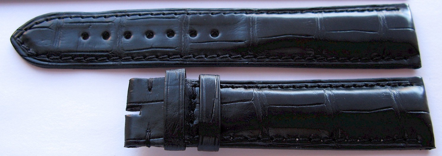 NEW Patek Philippe black band – strap crocodile 20 mm