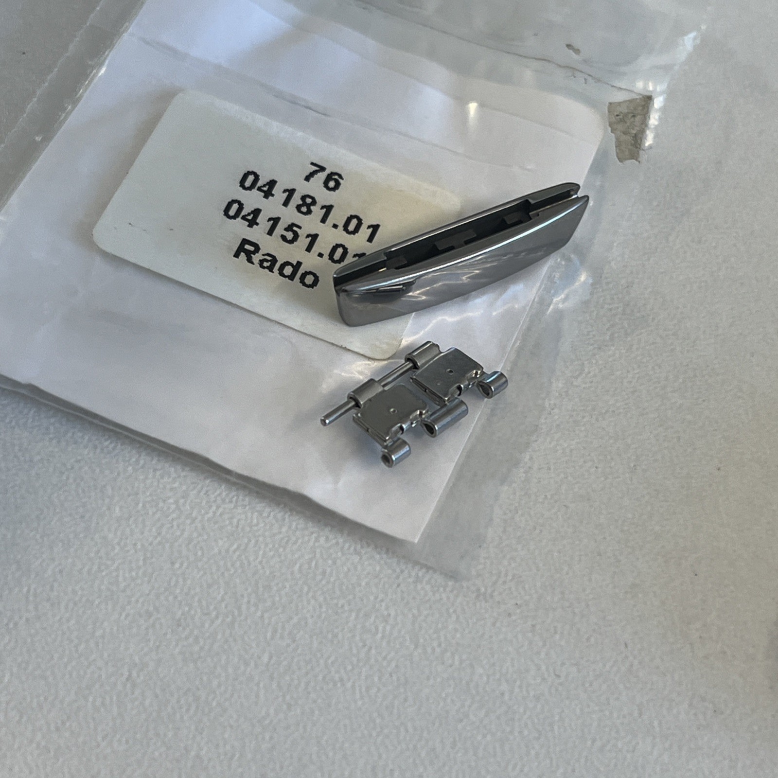 RADO ORIGINAL Watch Link 20mm GREY CERAMIC SINTRA SWISS MADE SEALED OEM