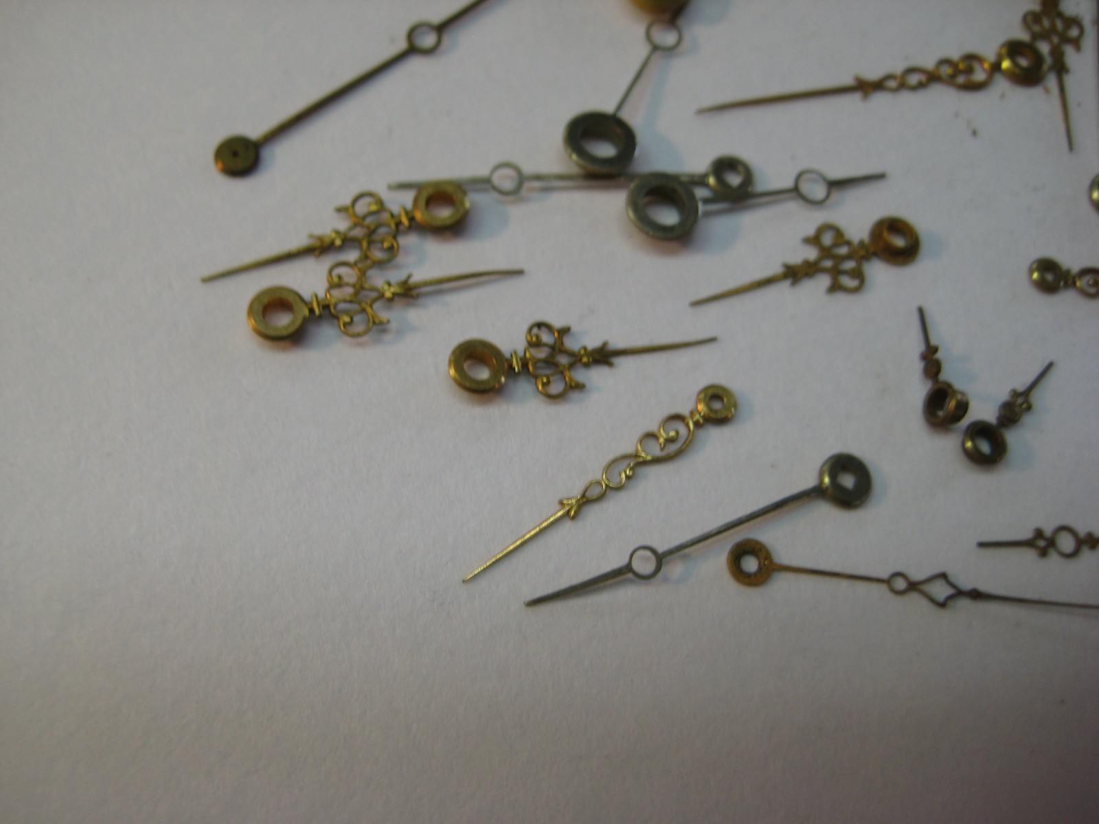 Lot 34 Vintage ~ Pocket Watch HANDS ~ Hour Minute ~ LOUIS XIV & Many OTHER