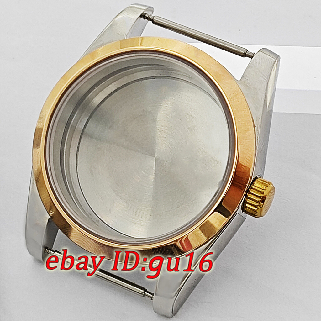 36mm 39mm watch case rose gold silver fit NH35 Miyota 8215 ETA 2824/2836 DG2813