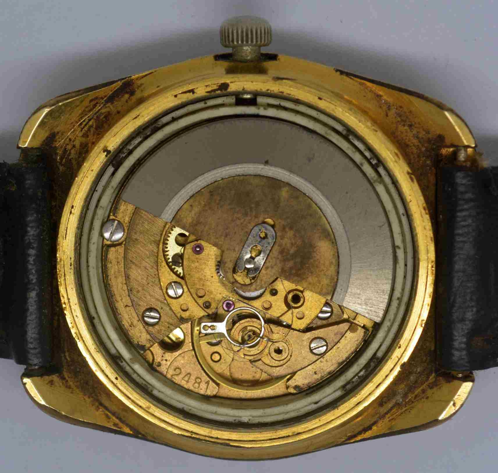 VTG TISSOT SEASTAR Gold Plated Wristwatch. Ref: 44669-2, Cal: 2481. For Repairs