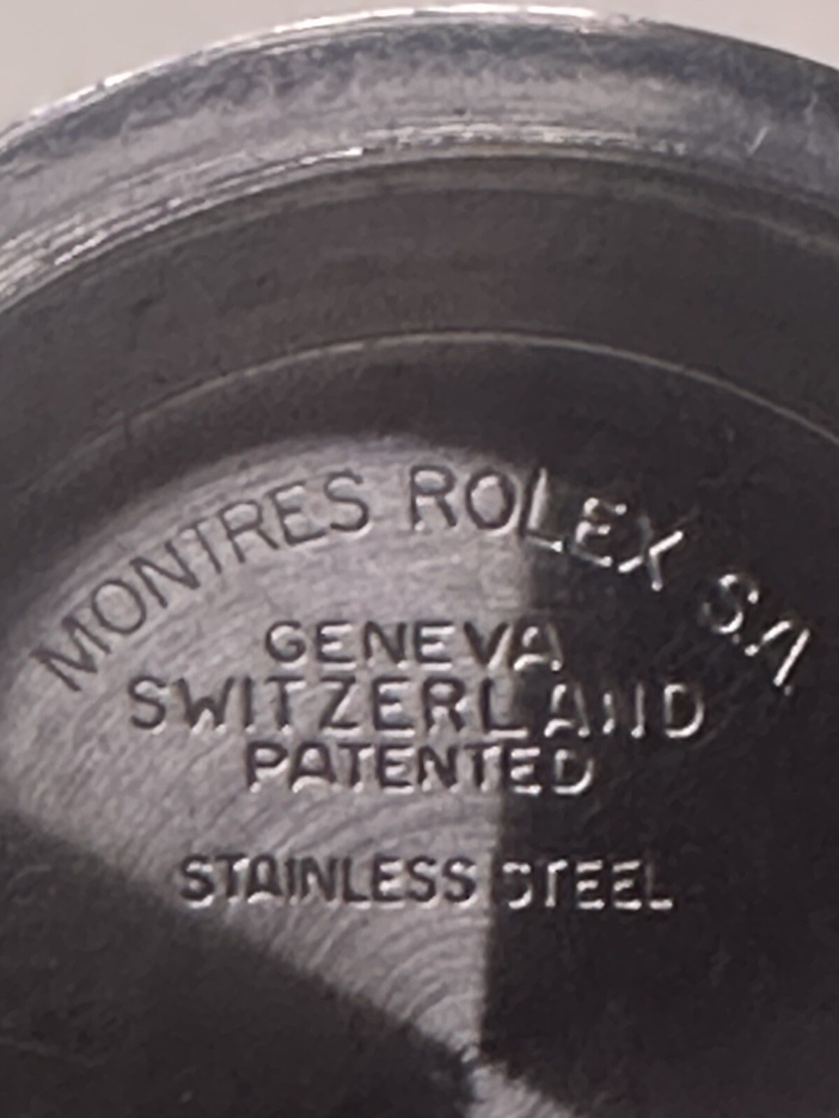 Genuine Rolex Milgauss Ref:1019 original vintage from 1968 case back cover