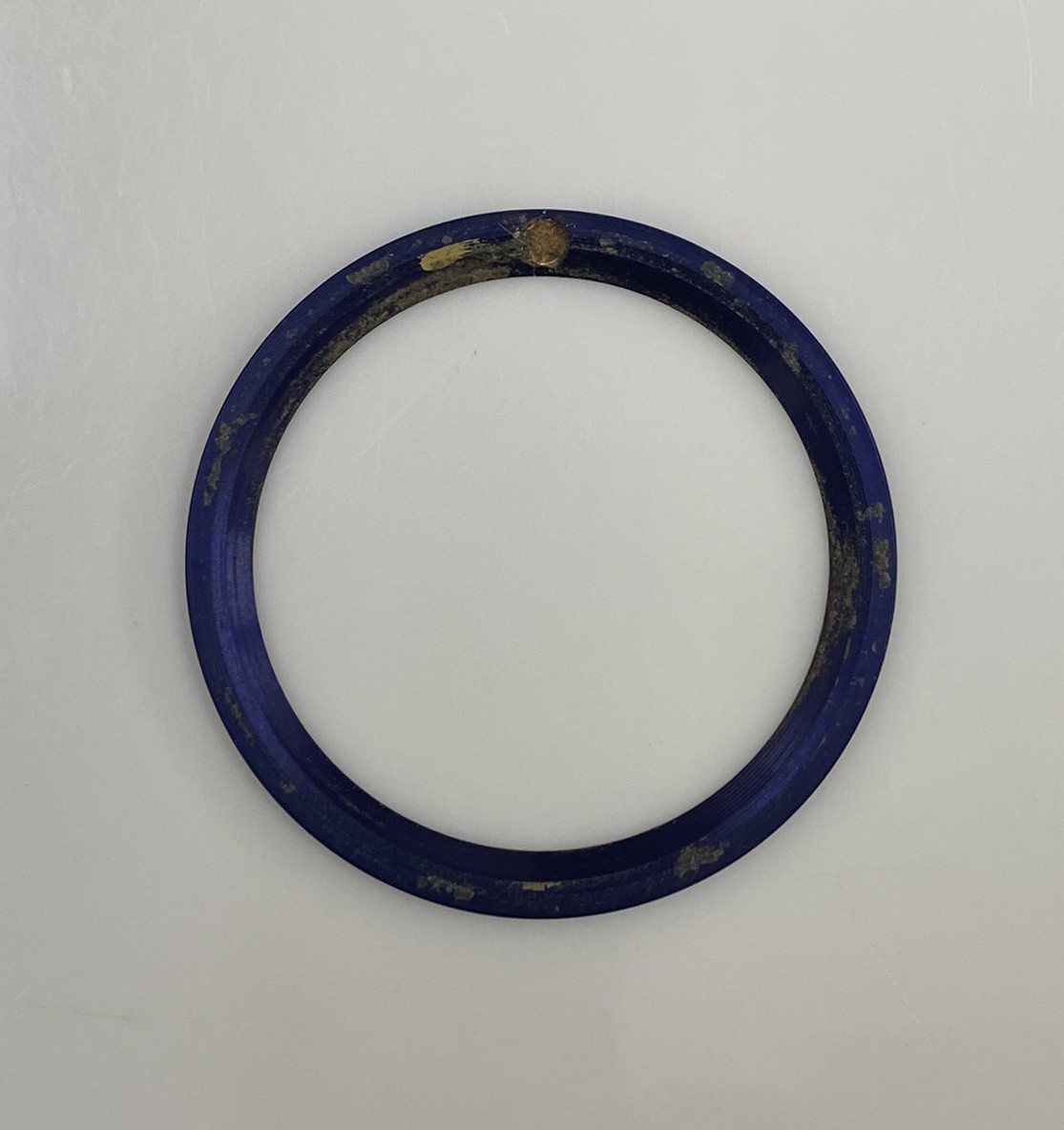 Genuine Rolex Submariner Blue/Yellow Bezel Insert/Pearl 16803 16613 16808 16818