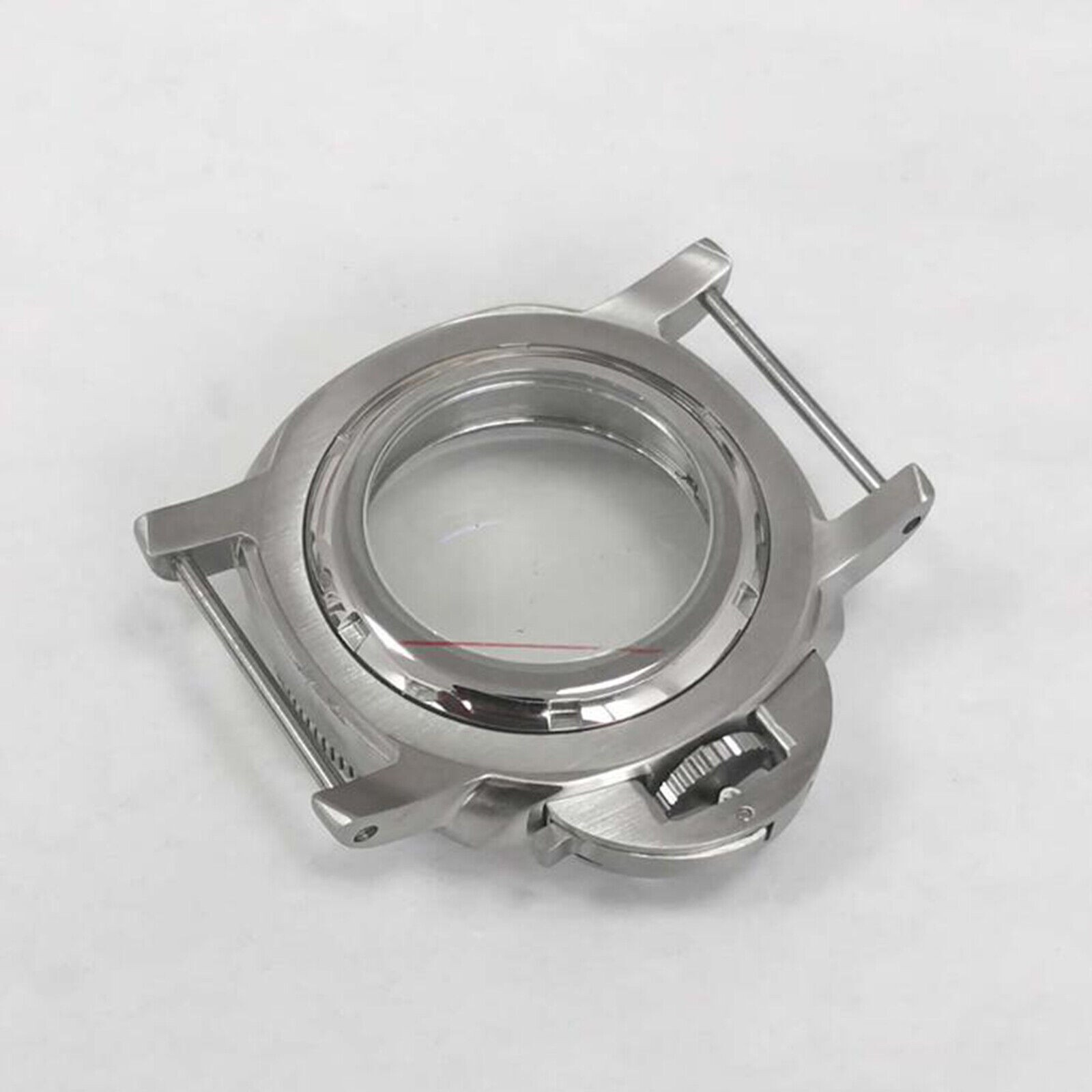 316L Stainless Steel Watch Case Bezel Dark Blue Inner Ring Modified Kit for NH35