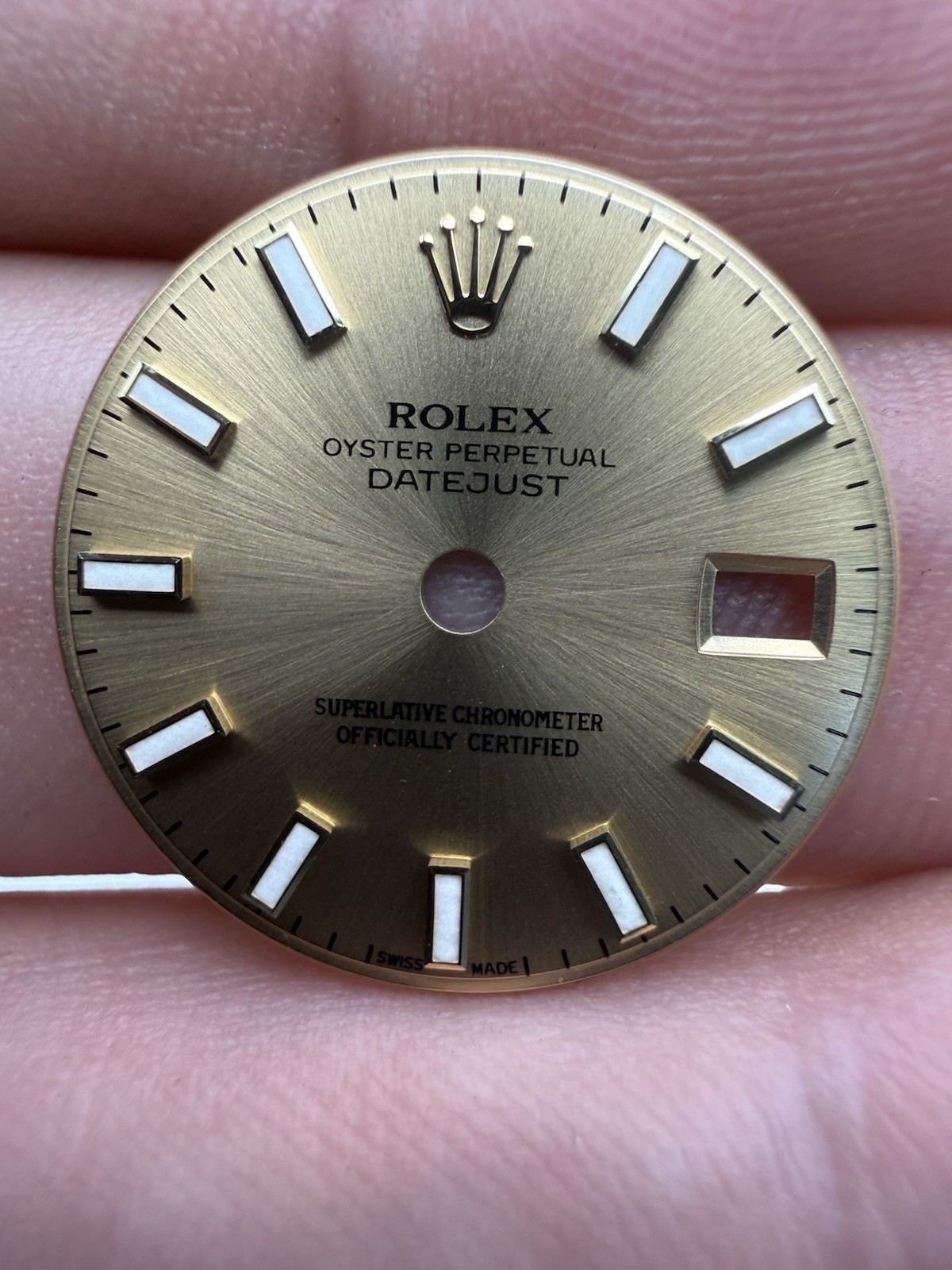 Rolex Ladies 179173 Datejust Champagne Luminescent Dial Will Fit Any 26MM Model