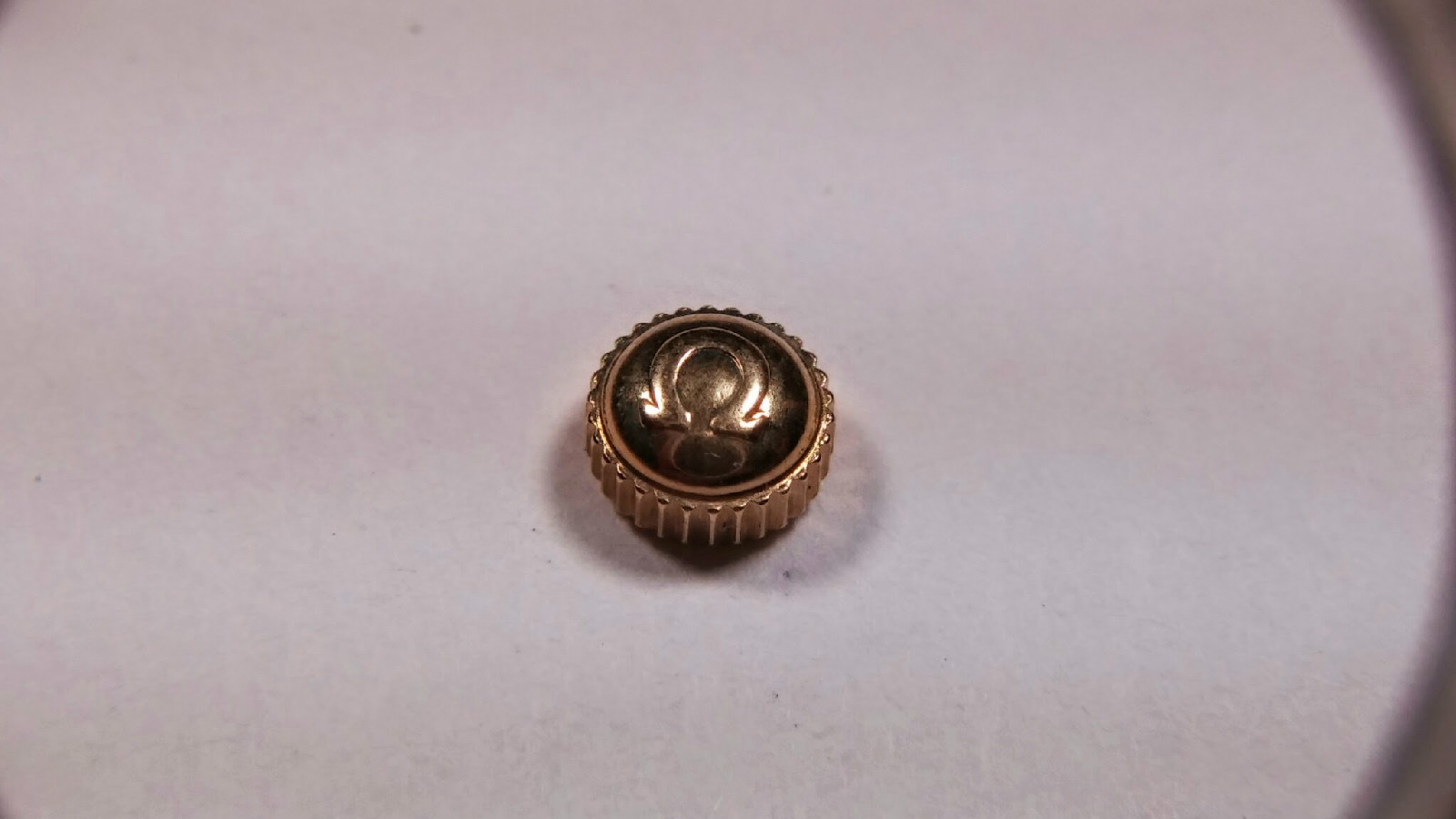 Omega CROWN Yellow Gold-Filled, Tap 10, .90, 5.2mm x Tube 2mm Genuine Authentic