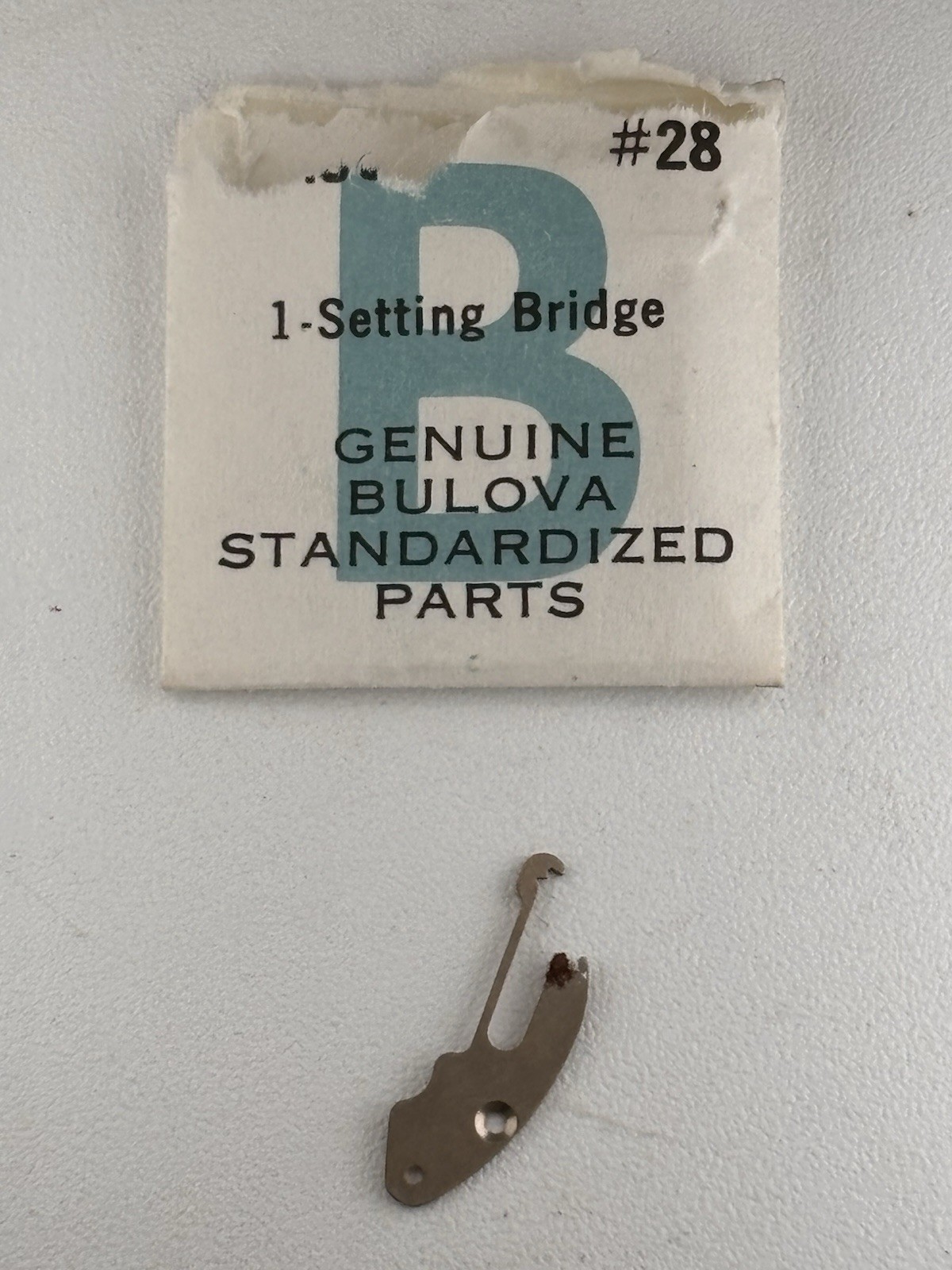 Bulova 11AOCD Setting Bridge #28