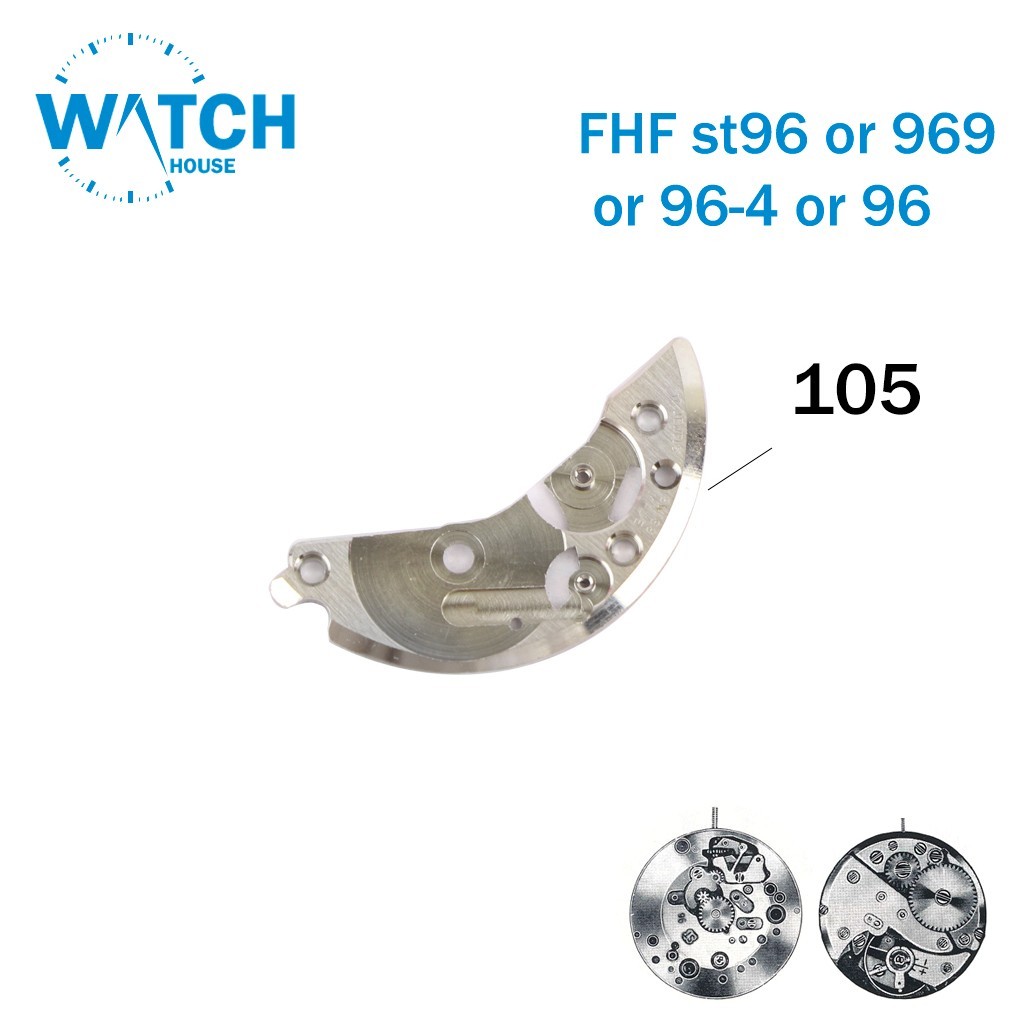 Barrel Bridge-For Movement FHF ST969/969/96-4/96- Swiss Part No.105