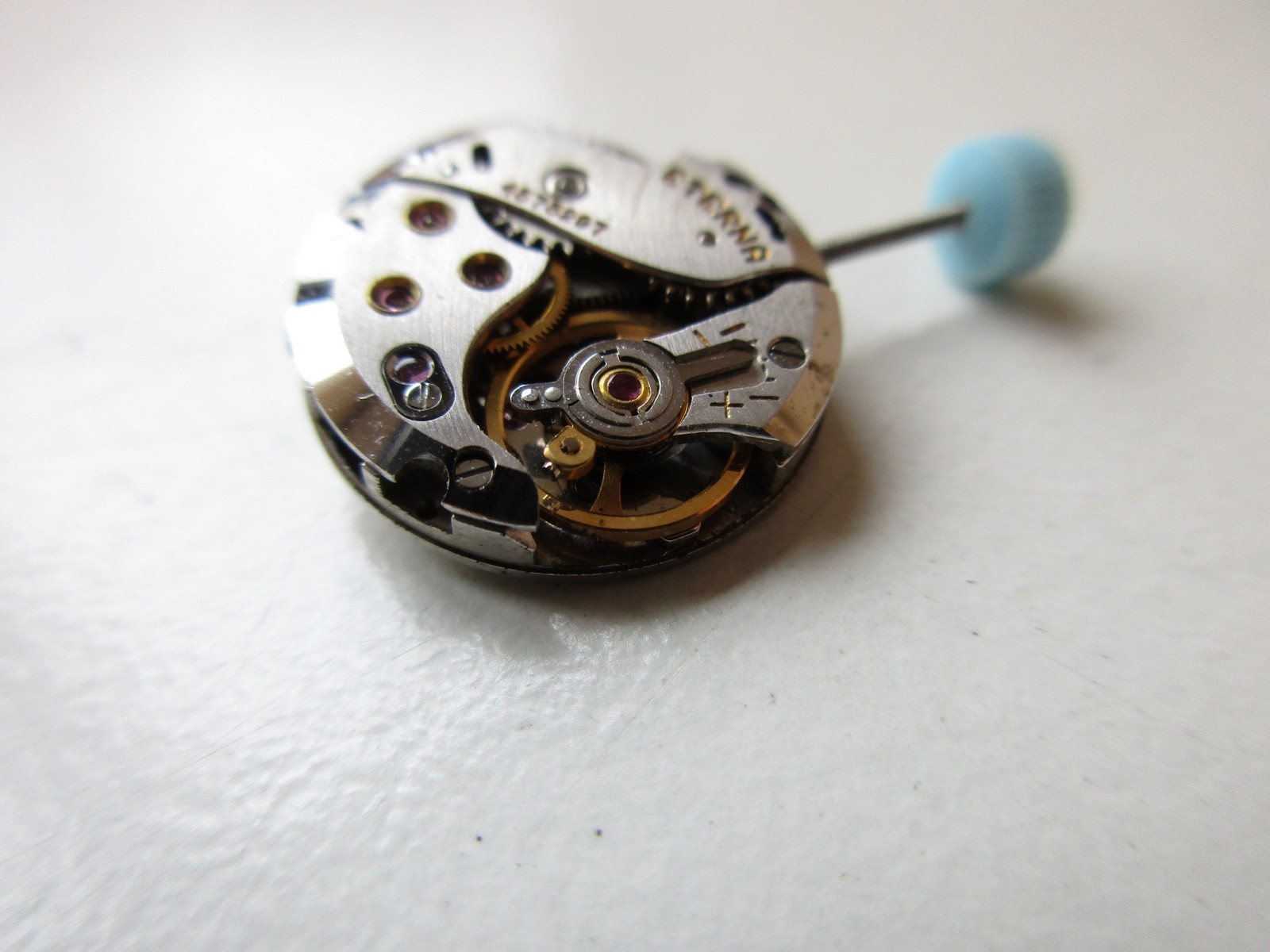 Eterna cal. 1418U Swiss manual wind watch movement – running