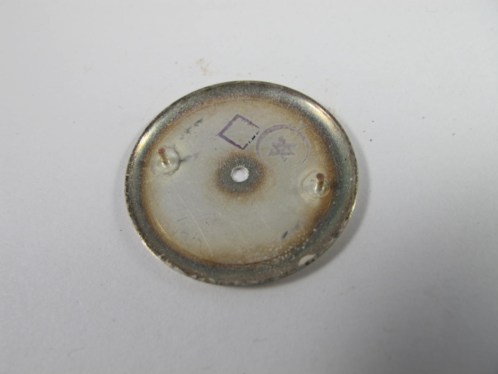 BENRUS MENS VINTAGE SELF WINDING OLD STOCK WATCH DIAL 27.45MM WILD MARKERS
