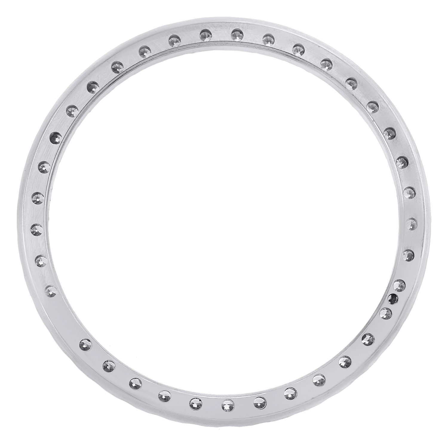 Custom U-Cut Bead Diamond Bezel For Rolex DateJust Midsize 31mm Watch 0.70 CT