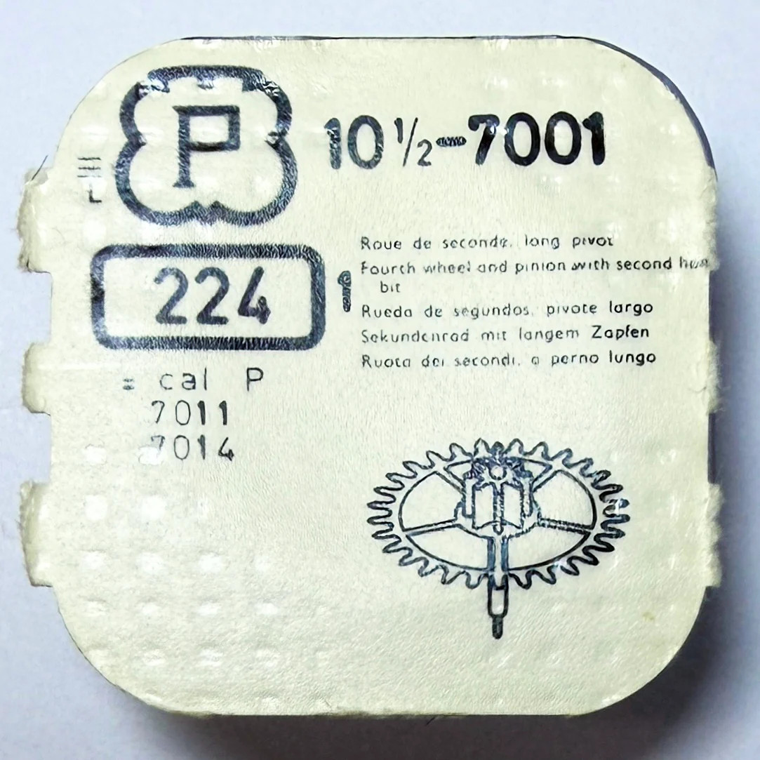 Peseux 7001 – Fourth Wheel & Pinion – 224