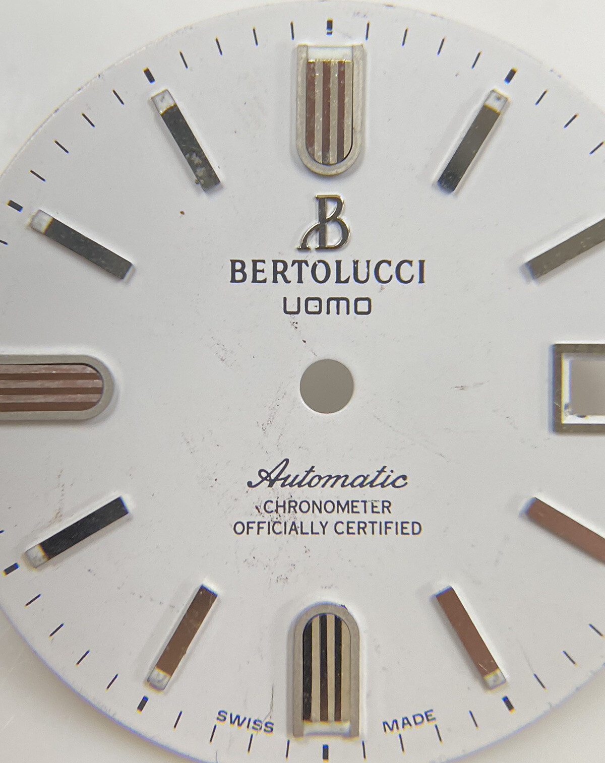 Original Bertolucci Uomo Automatic 28mm White Dial Ref: 884.55.41.10B