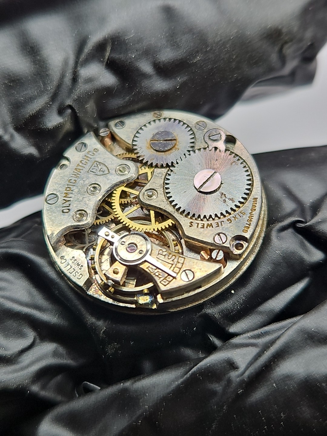 Art Deco Olympic 6j Watch Movement Parts/Repair (R4)