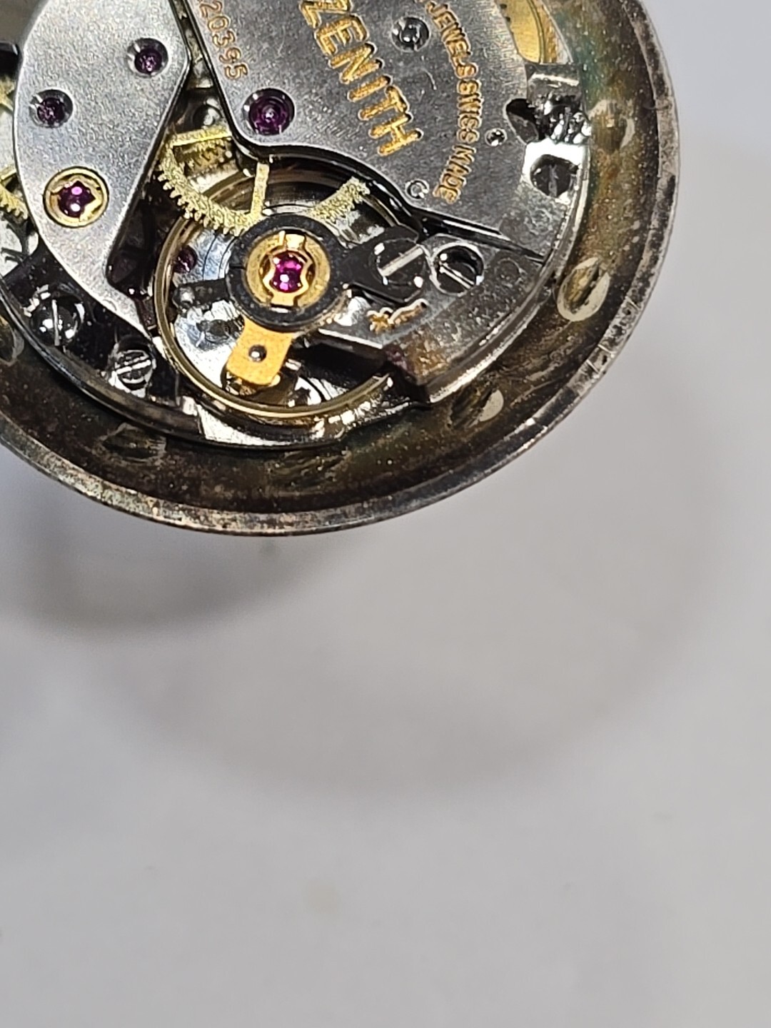 Zenith Complete Mechanism Cal.520 Women Working For Parts See Photo