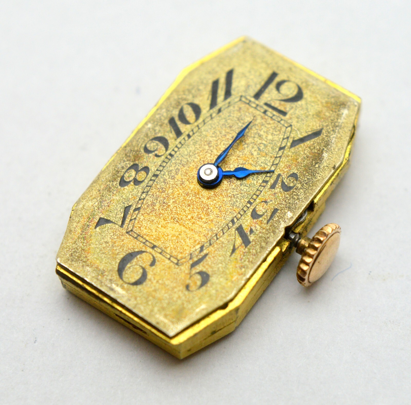 ART DECO RUBY MECHANICAL RUBY WATCH MOVEMENT DIAL
