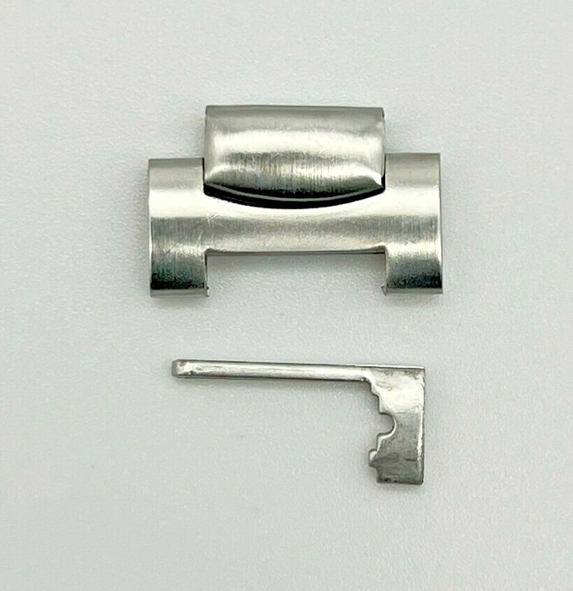 Men’s TIMEX Expedition Silver Tone Stainless Steel Watch Band Link w/ Pin T46861