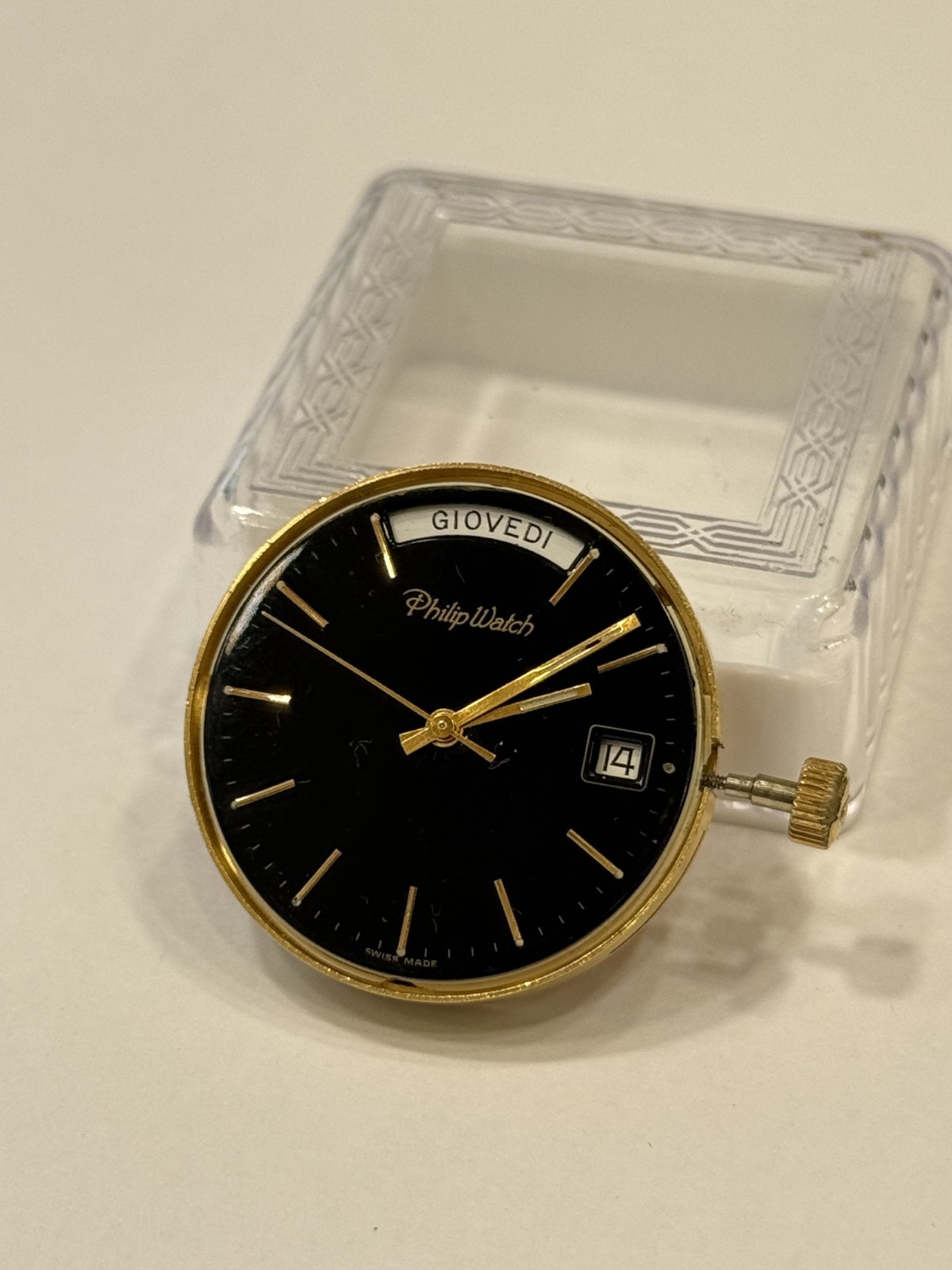 Movement Philip Watch Eta 2834-2 Automatic Swiss Made 25 Jewels Running