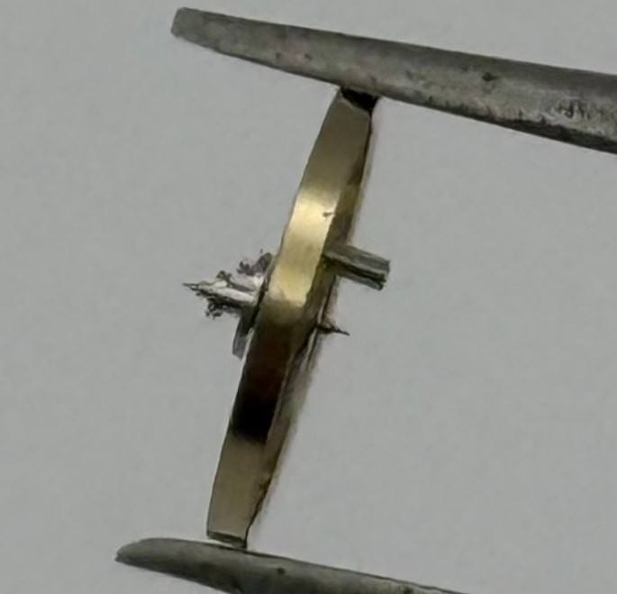 Felsa 4062 Balance Wheel Complete And Spring Renata 1484 M Watch Movement Parts