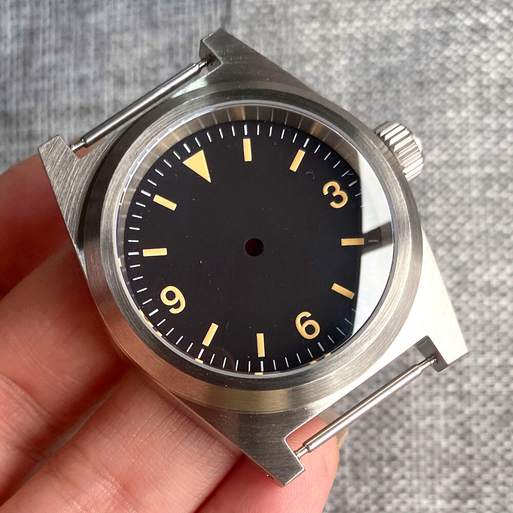 20ATM Diver 38mm Watch Case Domed Sapphire Glass Fit NH34A NH35A ETA 2824 PT5000