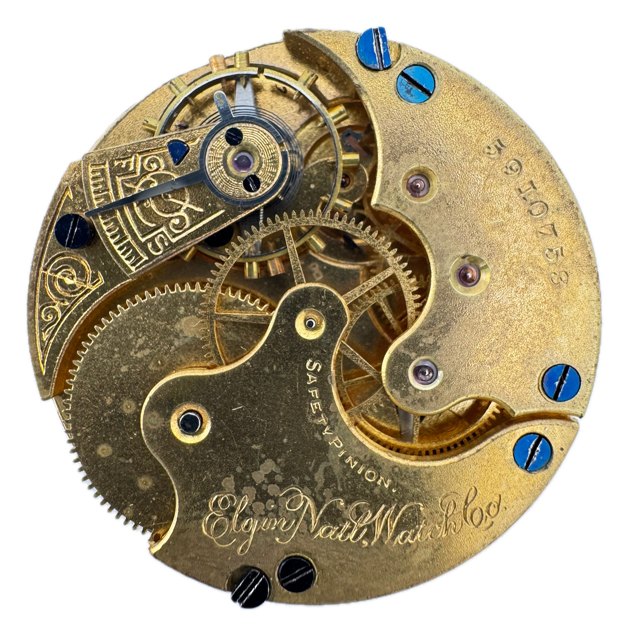 Antique 6s 1895 Elgin 11 Jewels Mechanical Hunter Pocket Watch Movement 118 USA