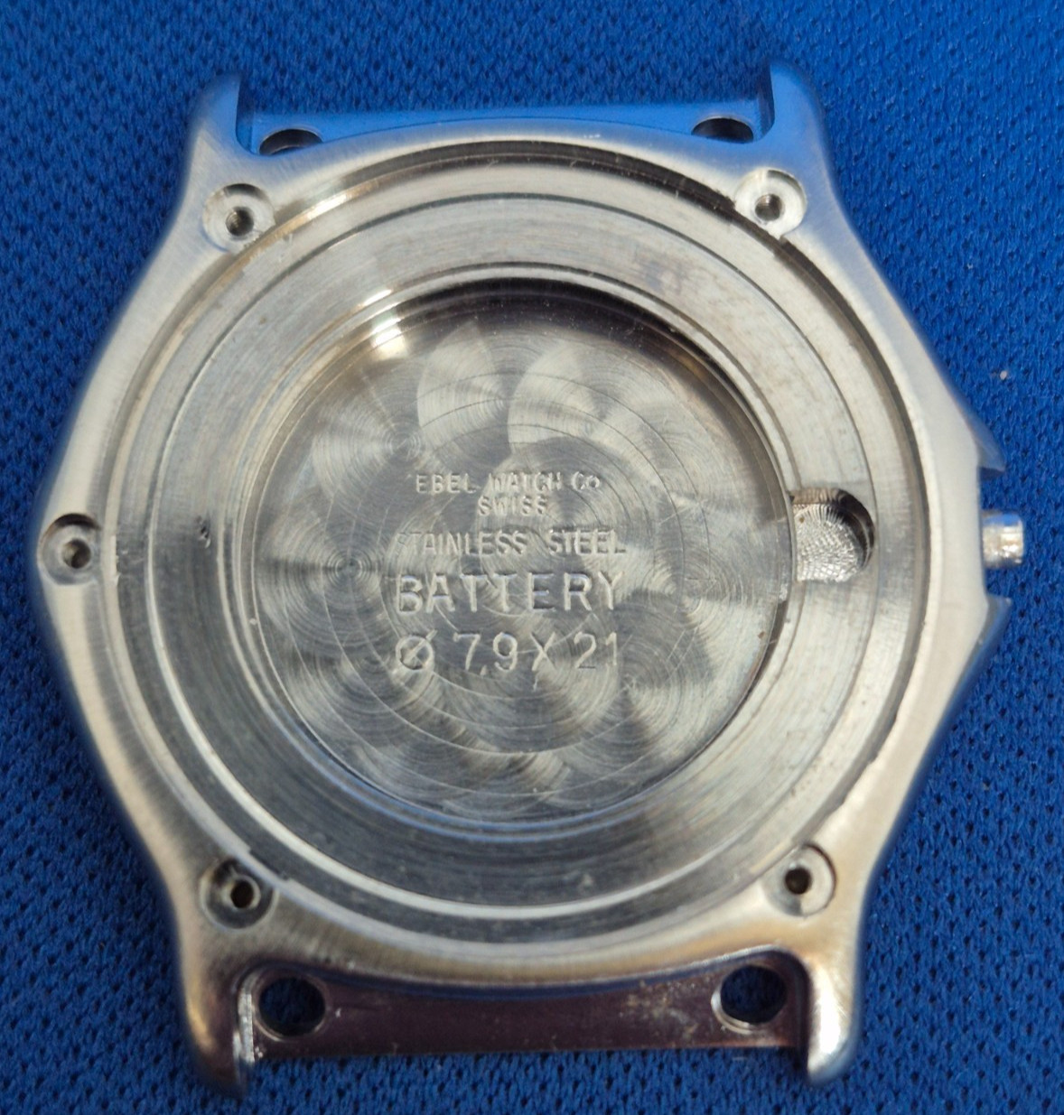 Ebel Wave Case Stainless Steel Ladies 33mm diameter 183909 ex w/ presentation