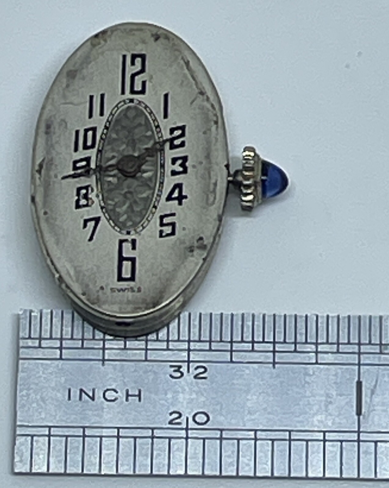 JW CHOPARD MOVEMENT Swiss 16 Jewels 3 Adjustments Does Not Run/For Parts