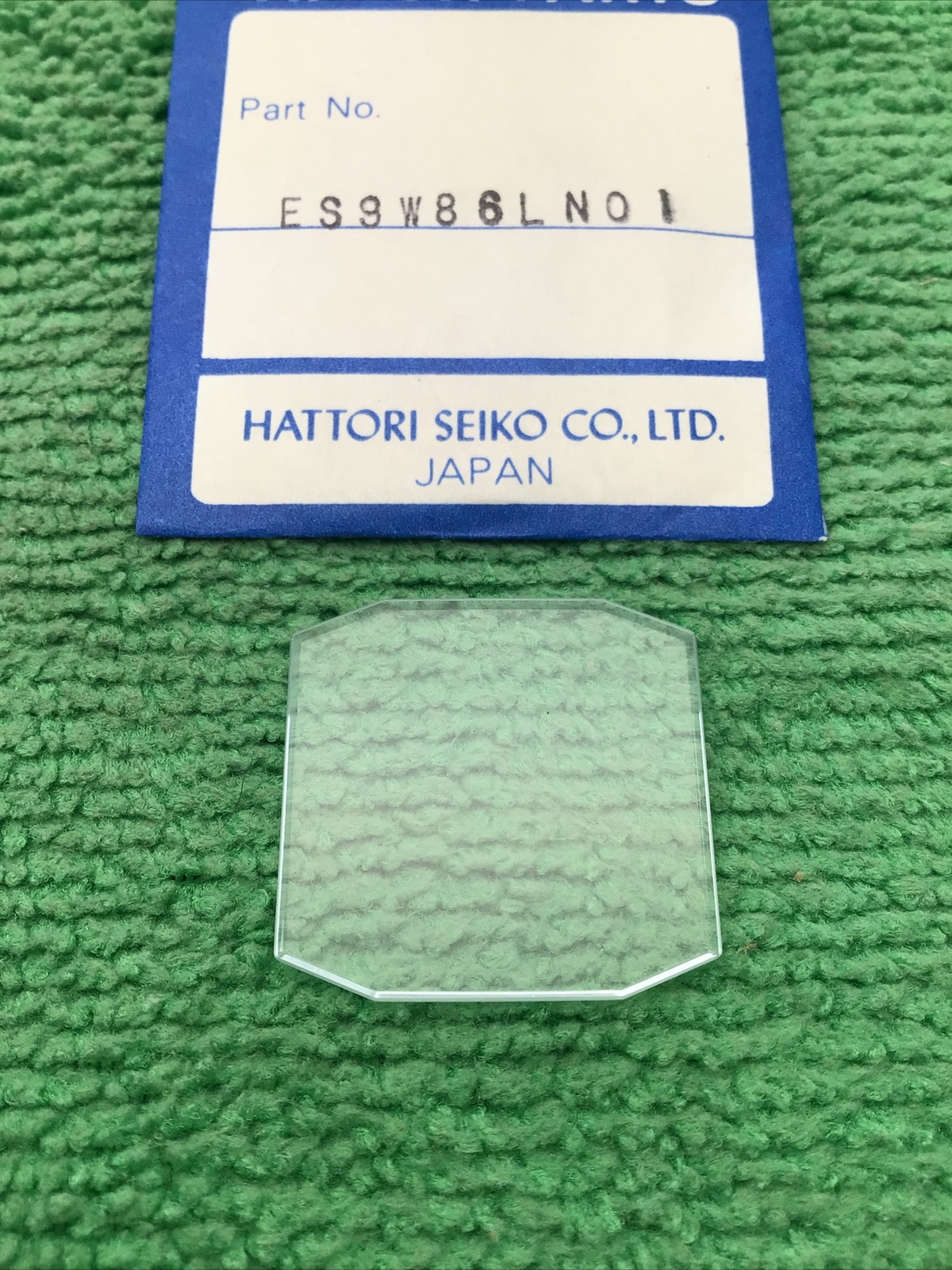 Genuine Seiko ES9W86LN01 Crystal Watch Part, NOS