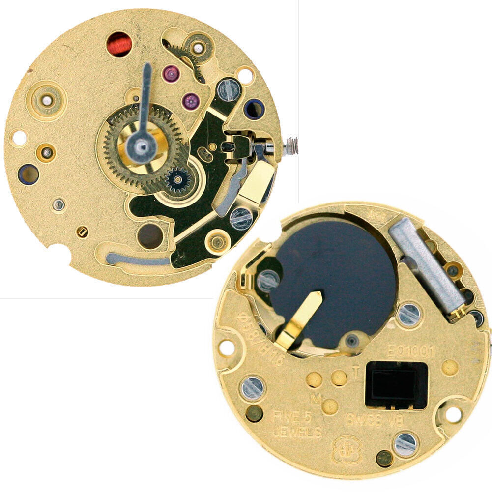 ETA E01.001 Watch Quartz 2 Hands Movement Swiss Made Movement