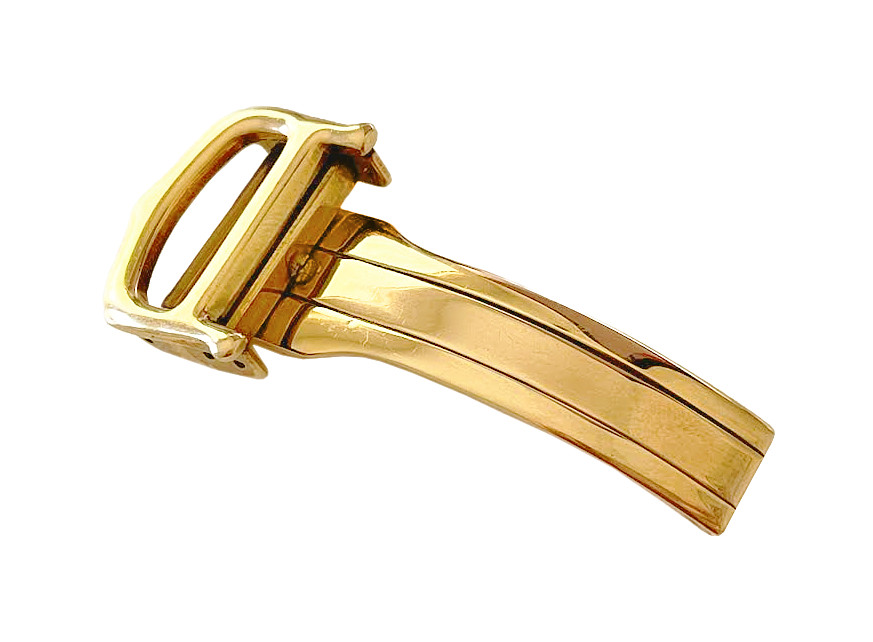 Stainless Steel 20mm Gold Plated Watch Band Clasp Strap Buckle for Women’s Watch