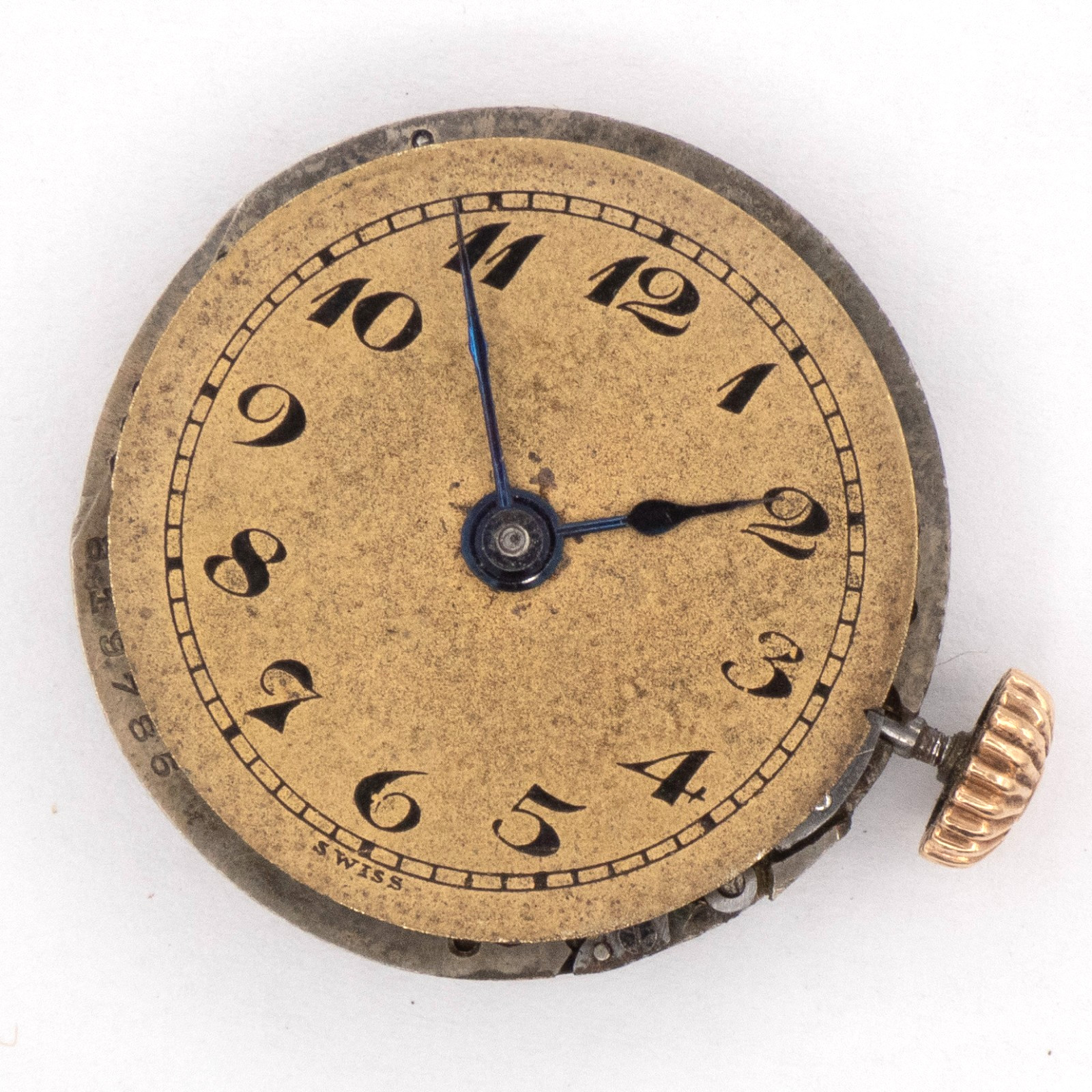 Vintage M. Blum 20.9 x 4.8 mm 16-Jewel Wristwatch Movement