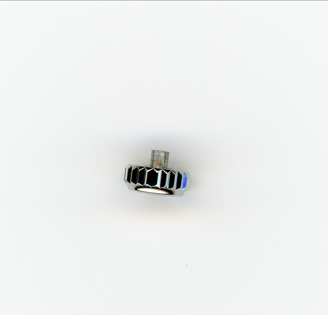 Crown for Rolex W/P 6.0 mm x 2.46 mm, fits on 2.5 tube S/S super oyster