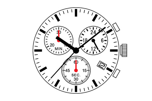 NEW Watch Movement Repair Parts for VR34 Quartz Watch Movement 2/6/10 3 Hands