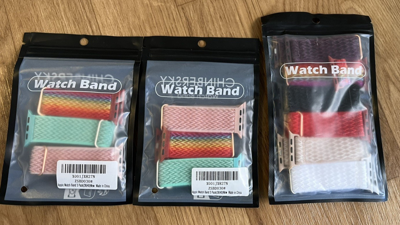 Chinbersky Apple Watch Bands Bundle x 12 – Sizes 38/40 & 42/44