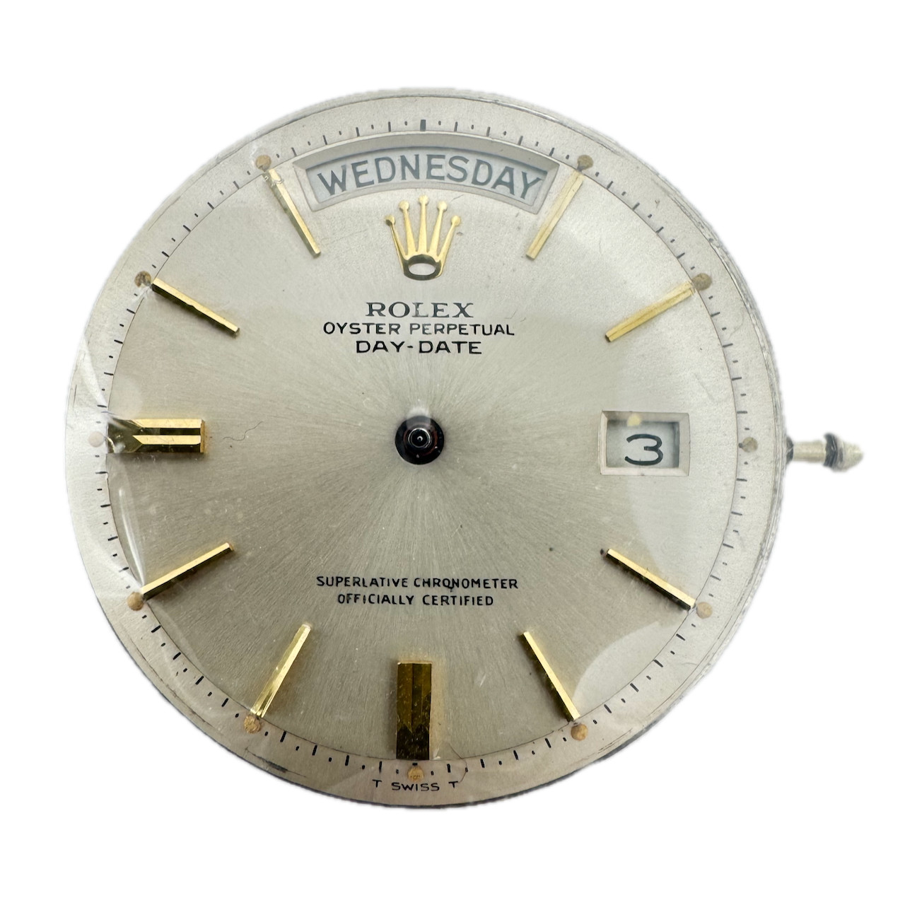 Vintage 30mm Rolex Day Date Automatic Men’s Wristwatch Movement 1555 Swiss