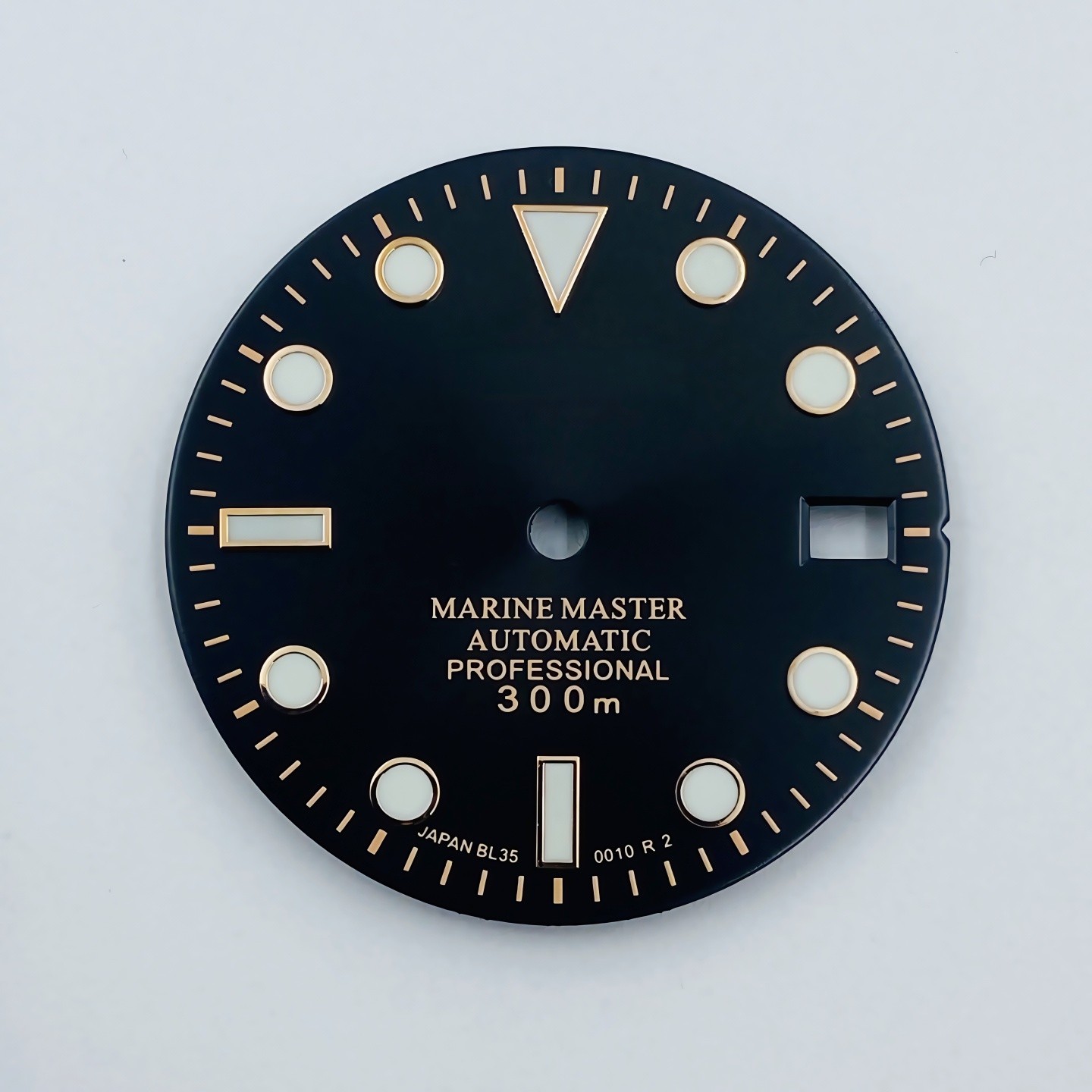28.5mm Sun Pattern Watch Dial Green Luminous For Nh35 Nh36 Movement Watch Parts