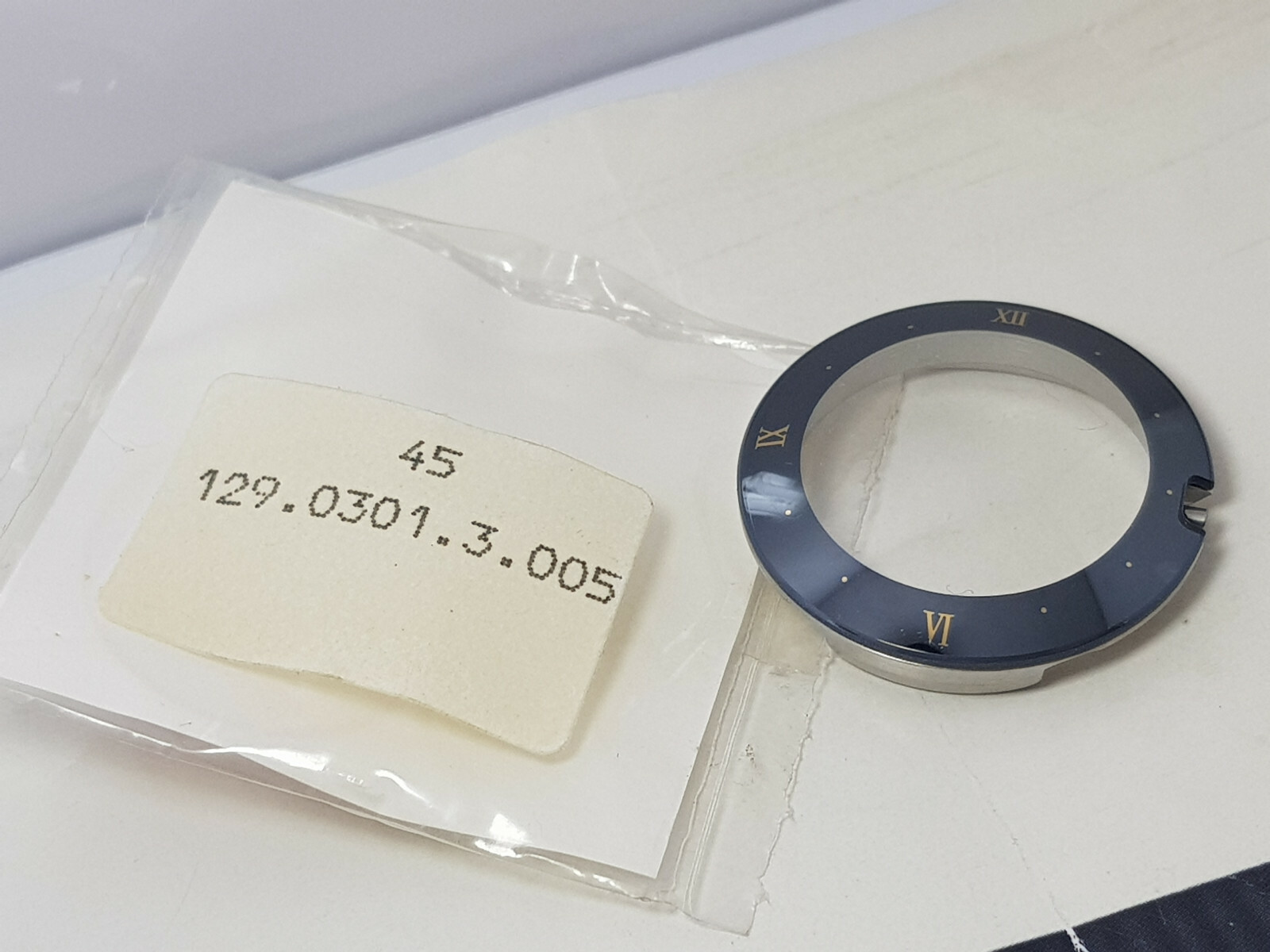NOS CASE AND CRYSTAL RADO DIASTAR 129.0301.3 005 ceramic