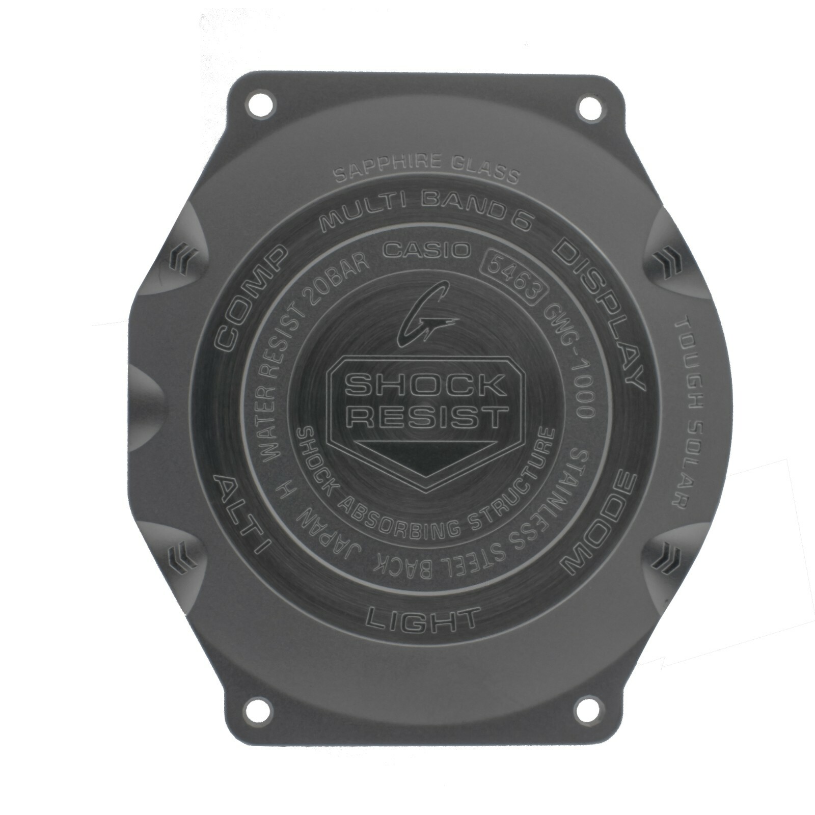 Genuine Casio Bottom Cover Back Steel Case for GWG-1000 GWG 1000 Mudmaster
