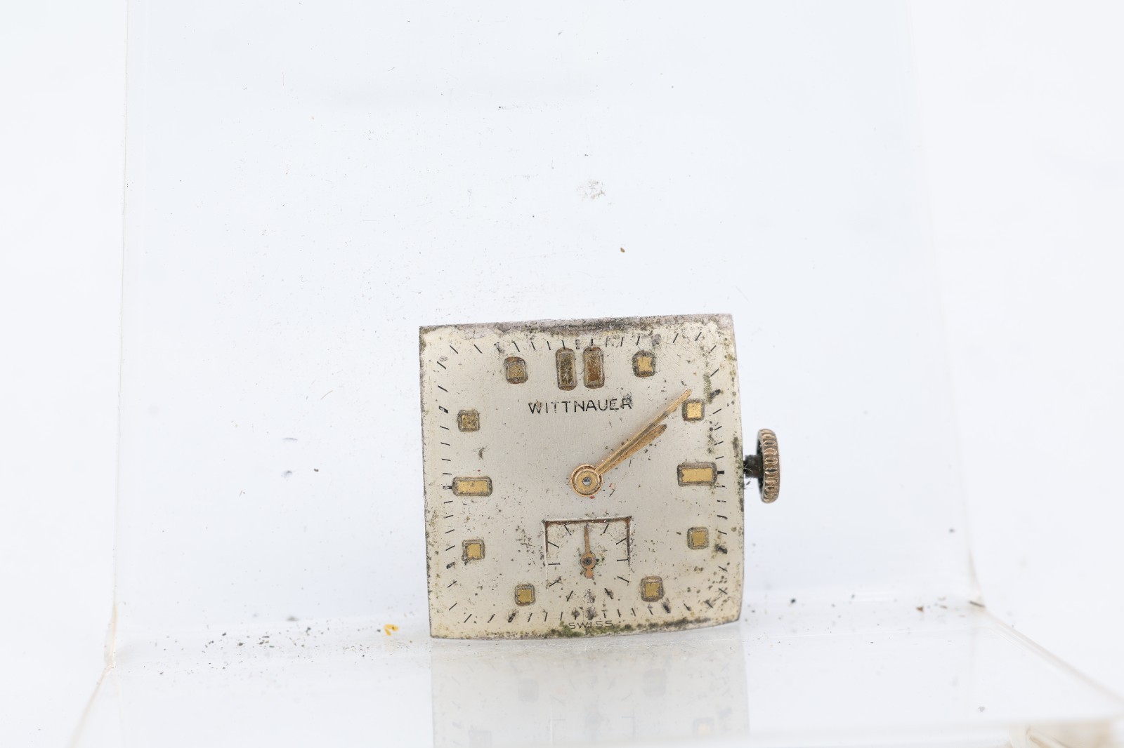WITTNAUER cal. 9WN, 17j SWISS WRIST WATCH MOVEMENT, FOR REPAIR (M1)