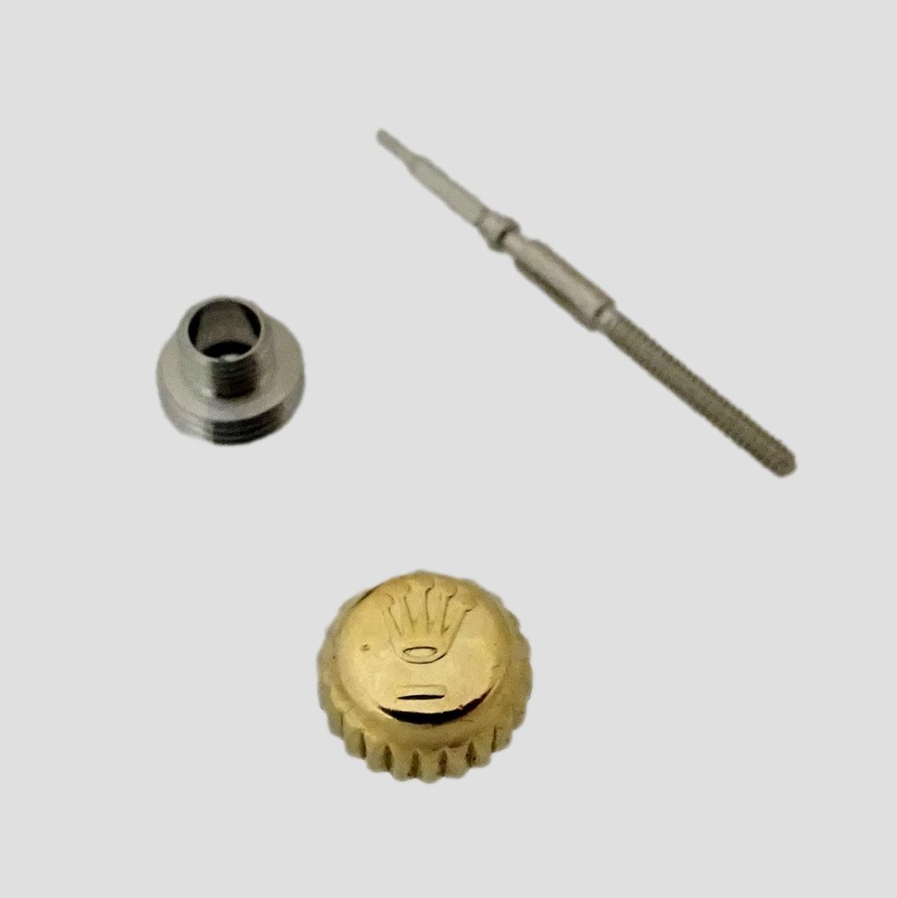 18k Gold Rolx/Tudor Oyster Princess Date 5.3mm Crown, Stem, and Tube 24-530-8