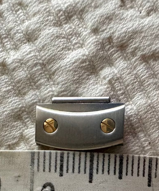 Cartier Santos Round LM G/S Automatic, 1 extra link, Genuine link band.