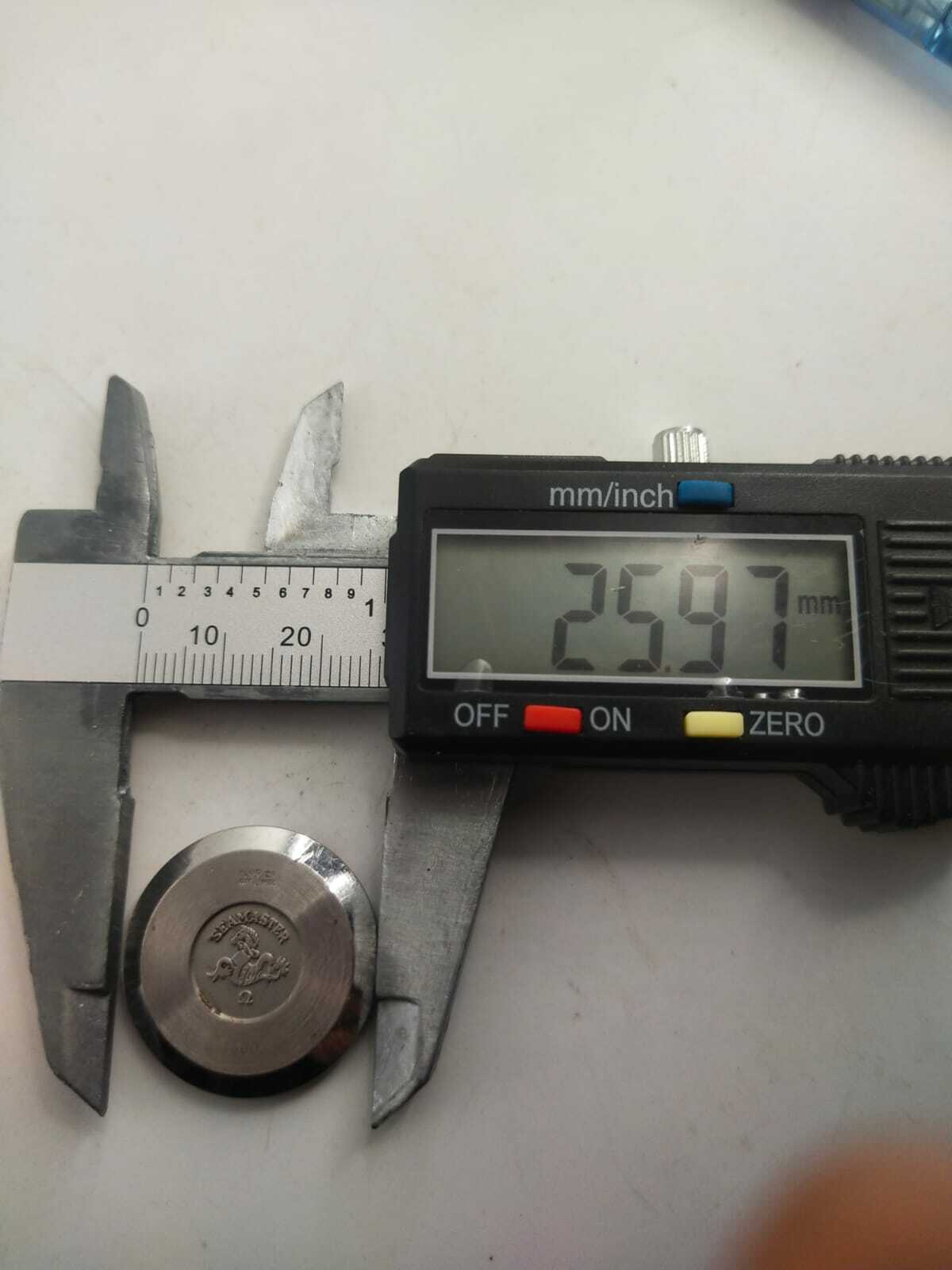 ORIGINAL OMEGA BACK CASE,Ref 596 0025 CALIBRE 1360 25MM USED