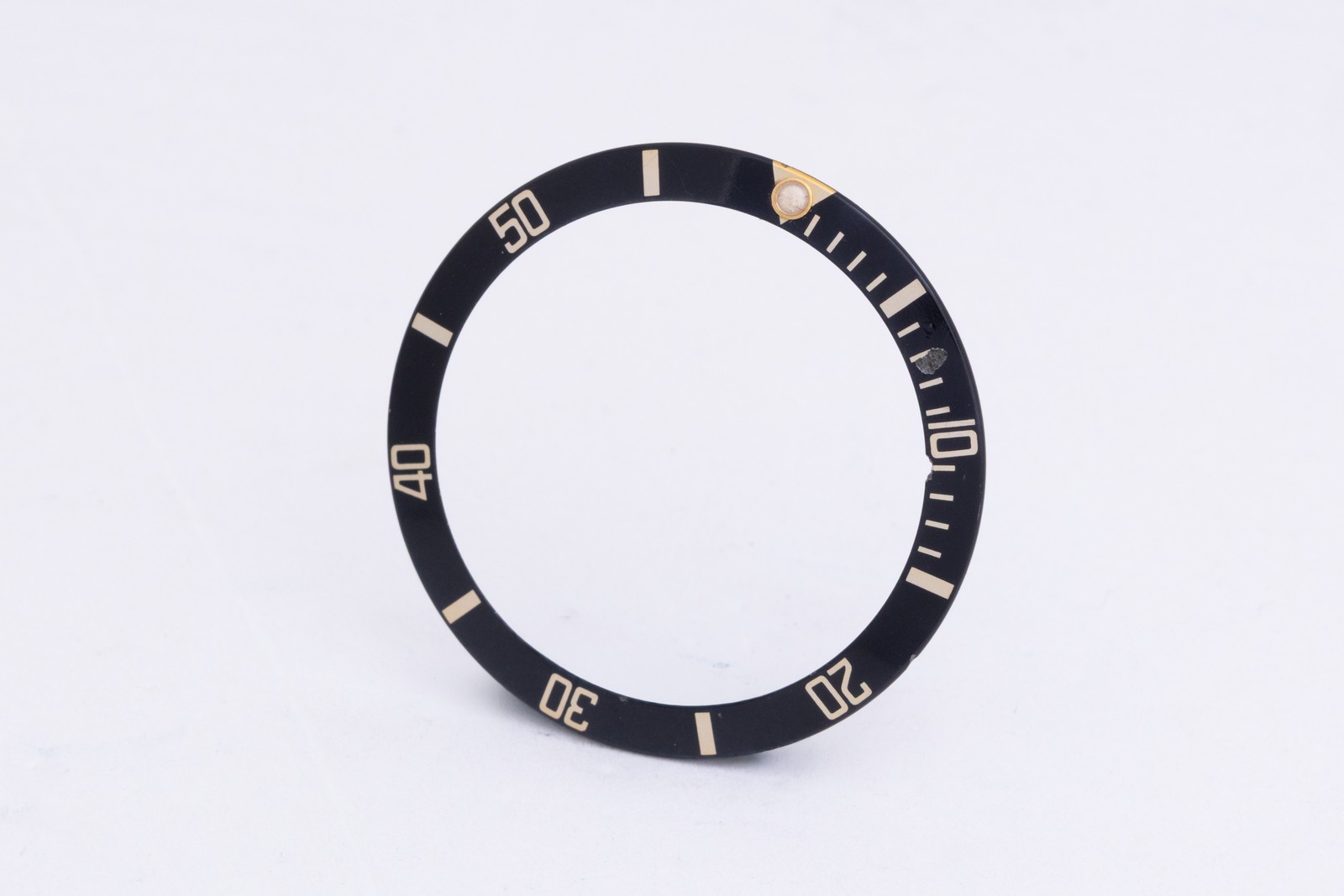 Rolex Submariner tritium Insert CRACKED Pearl for 16803 – 16618 FCD28935
