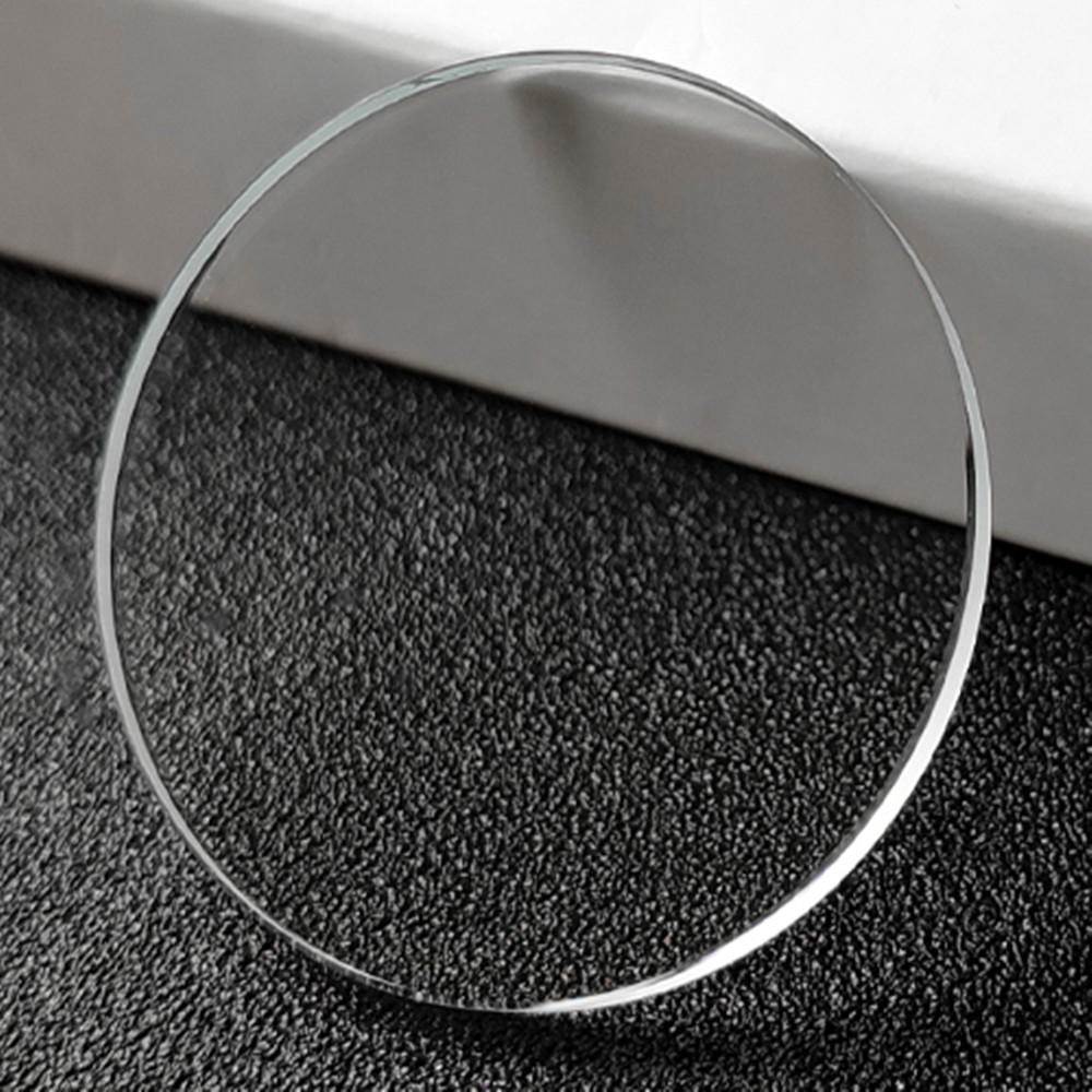 2.0mm Flat Sapphire Watch Glass Crystal 20 – 40mm Dia With Waterproof Gasket