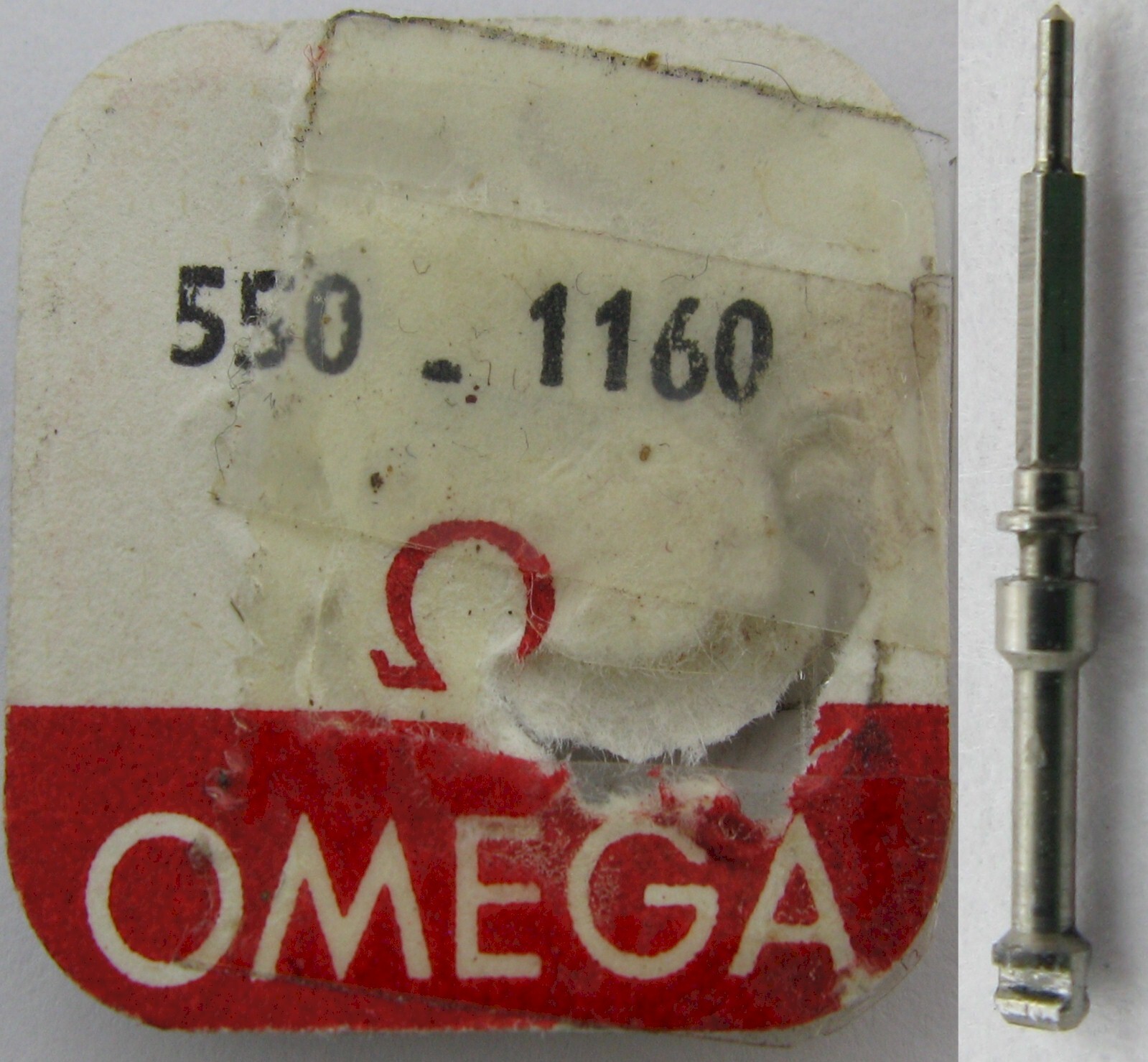 Omega watch part movement : caliber 550 male split winding stem 1160