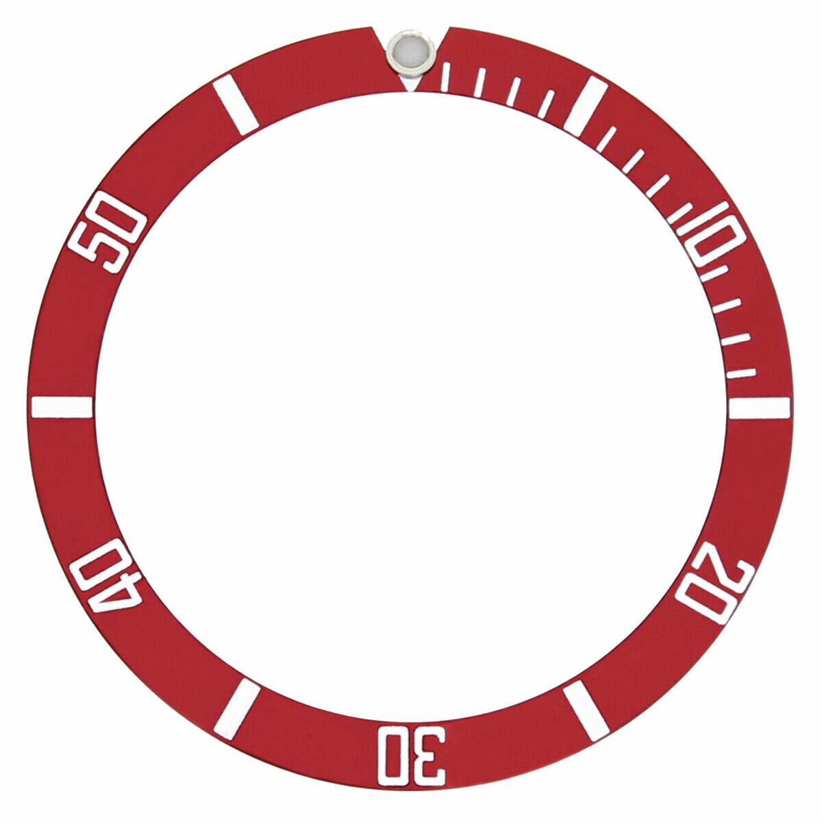 Submariner Bezel Insert For Rolex 16610, 16800 16610V 16610LV Sapphire Model Red