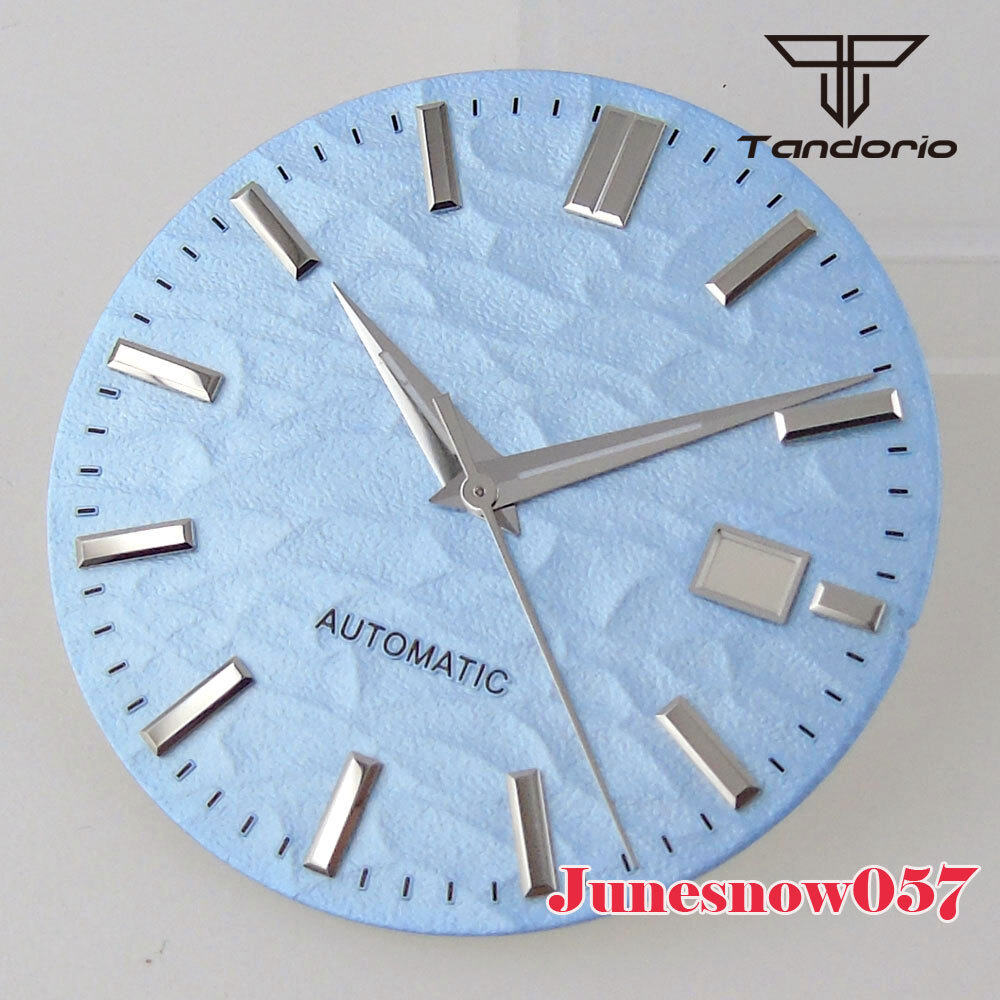 Accessories Parts Glacier Blue Watch Men Dial 33.5MM Fit For NH35A NH36A SKX SRP