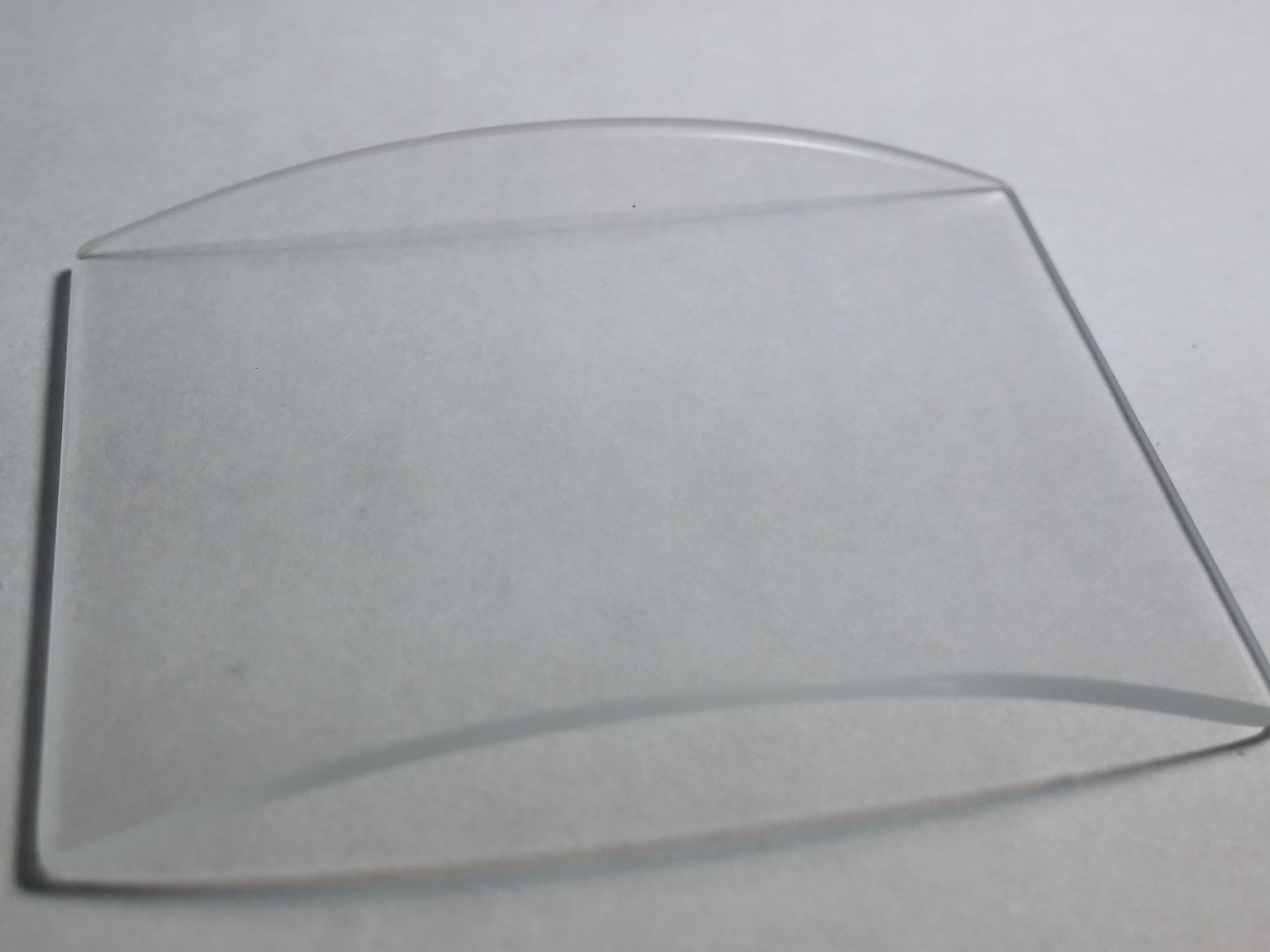 Unbranded CMX R 45 crystal double curve 30x40mm x 1mm thick