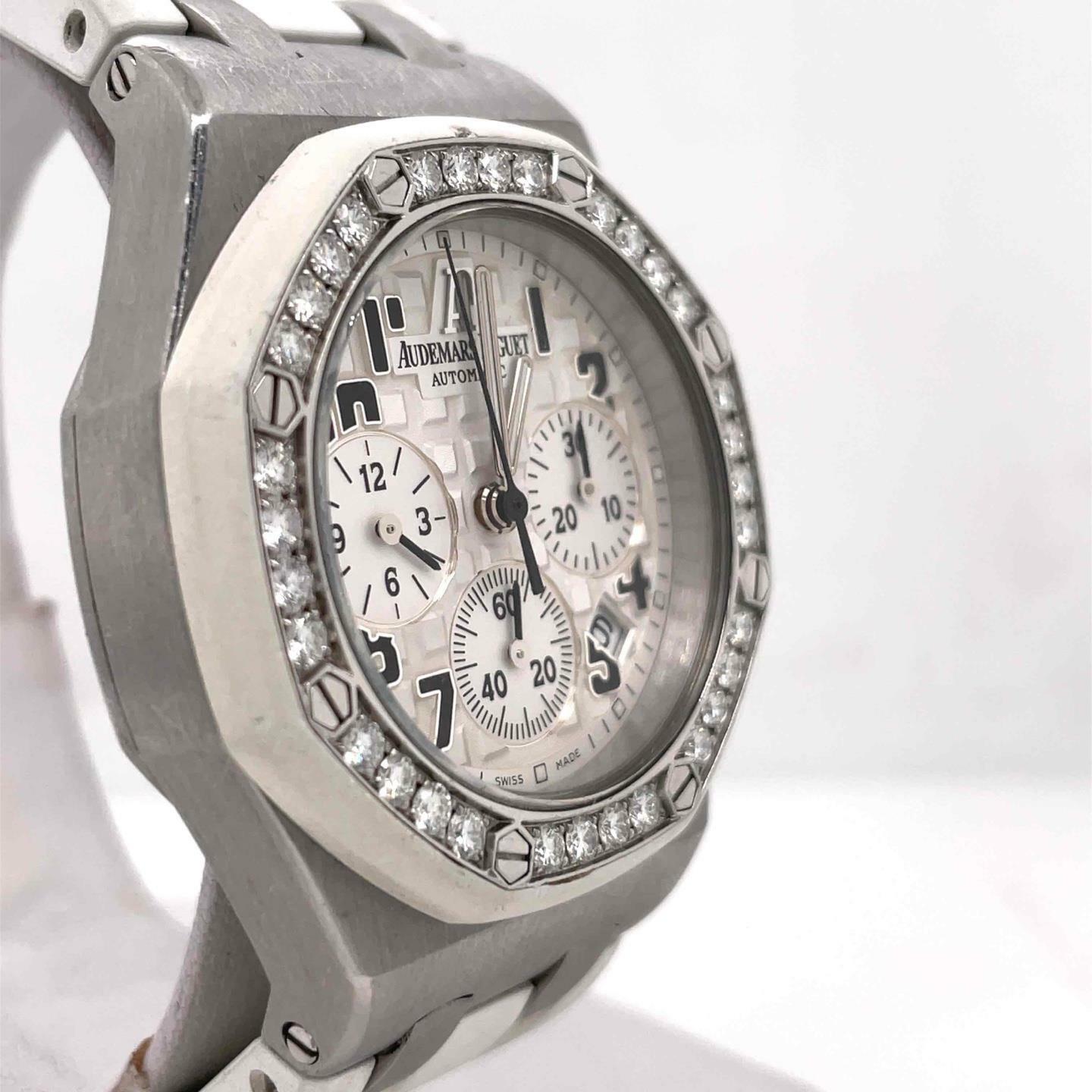 Audemars Piguet Royal Oak Offshore Chronograph 37mm White Dial 26048SKZZD010CA01